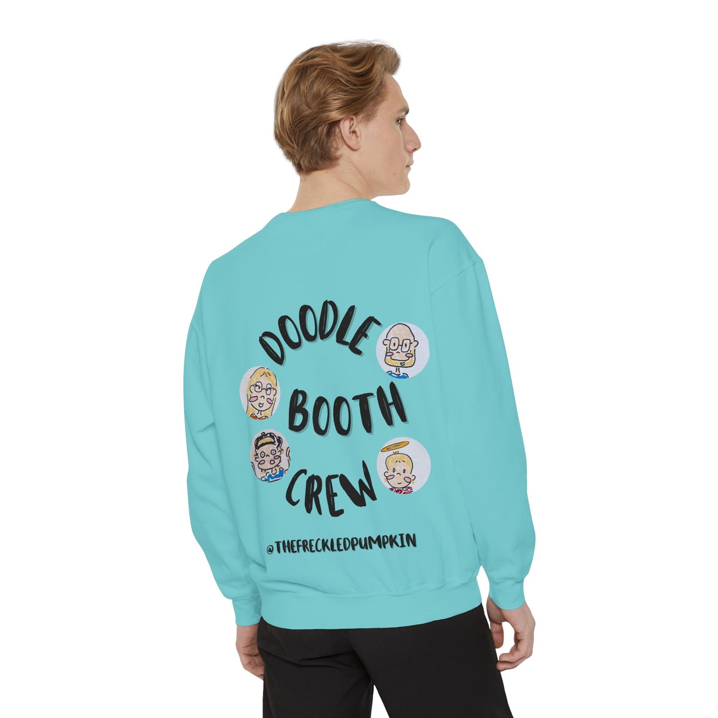 ✍️ Doodle Crew Sweatshirt -Comfort Colors Unisex Crew