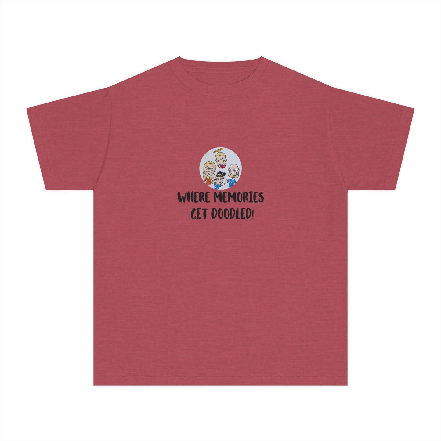 ✍️ Doodle Crew Youth Comfort Colors T-Shirt