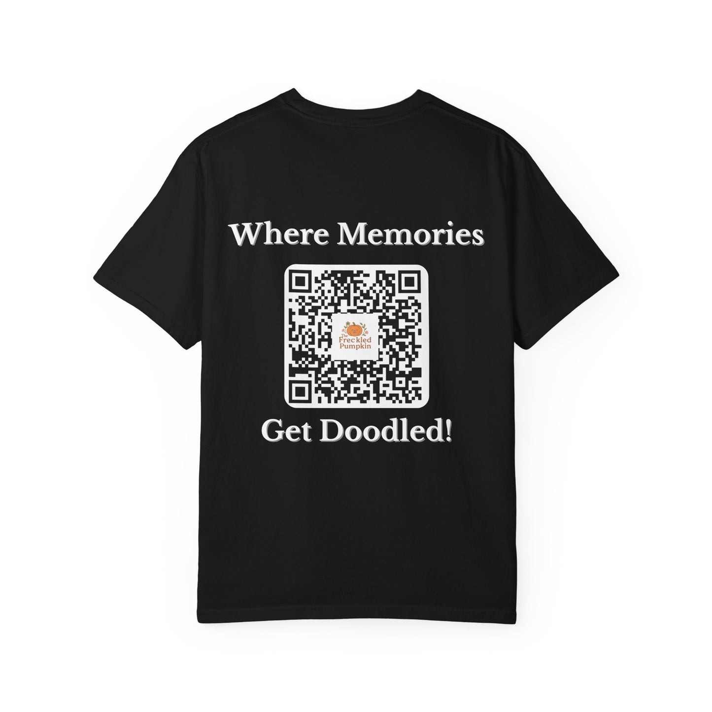 The Freckled Pumpkin Logo Doodle Unisex Comfort Colors T-shirt