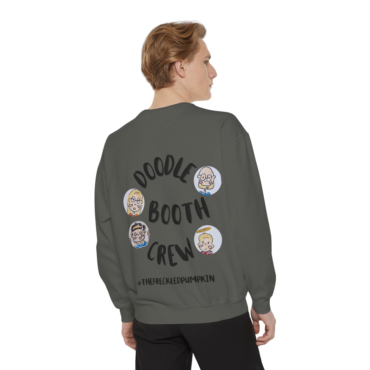 ✍️ Doodle Crew Sweatshirt -Comfort Colors Unisex Crew