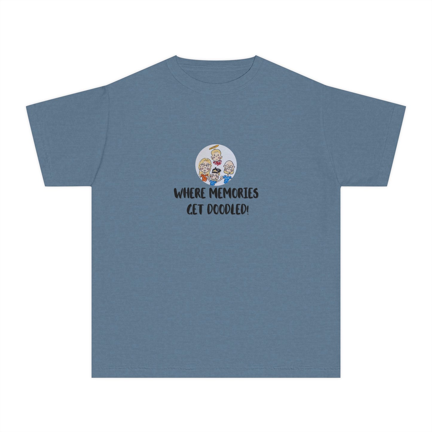 ✍️ Doodle Crew Youth Comfort Colors T-Shirt