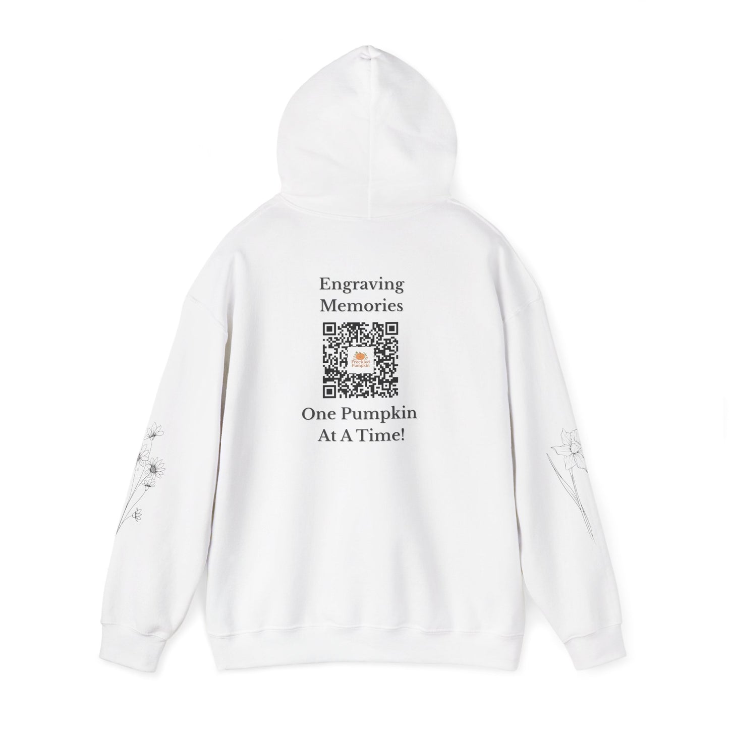 The Freckled Pumpkin Logo Engraving Unisex Hoodie