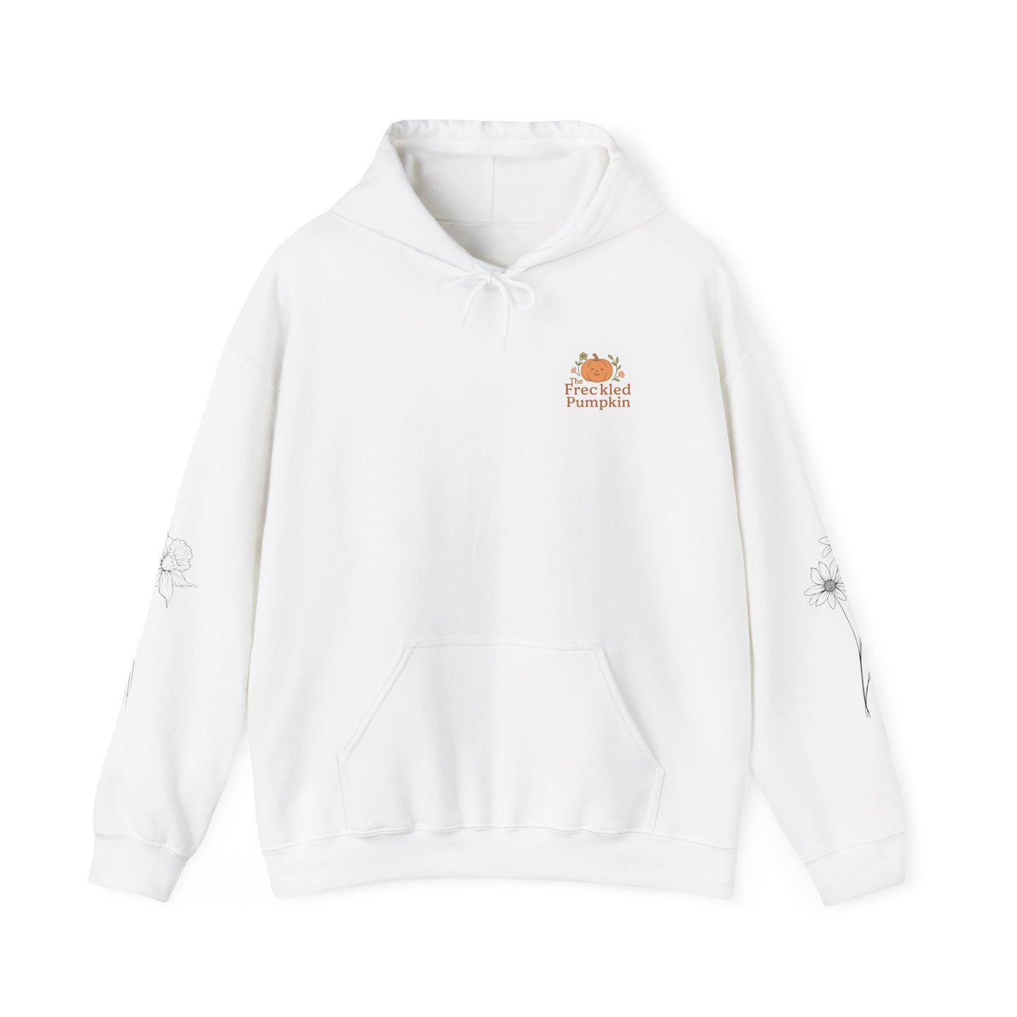 The Freckled Pumpkin Logo Engraving Unisex Hoodie