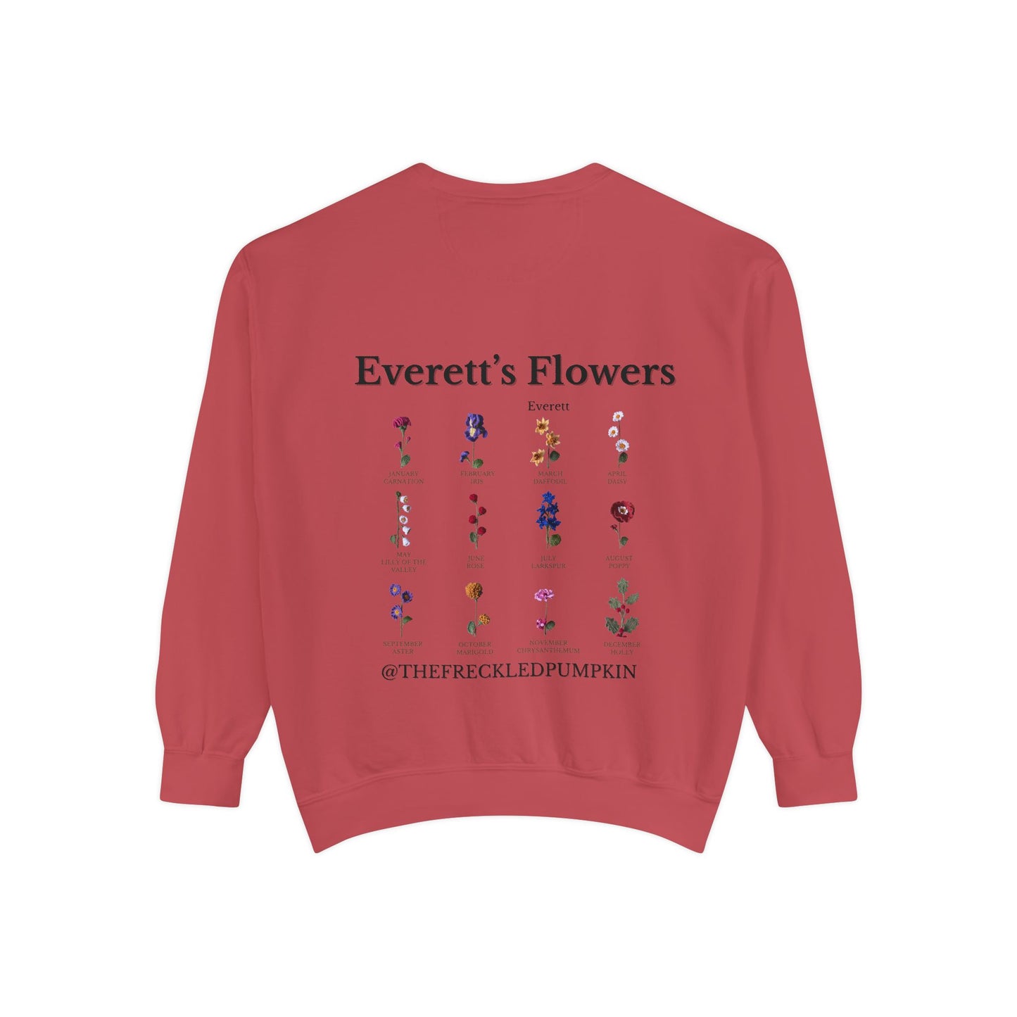 🍓Everett’s Flowers Sweatshirt - Comfort Colors Unisex Crew
