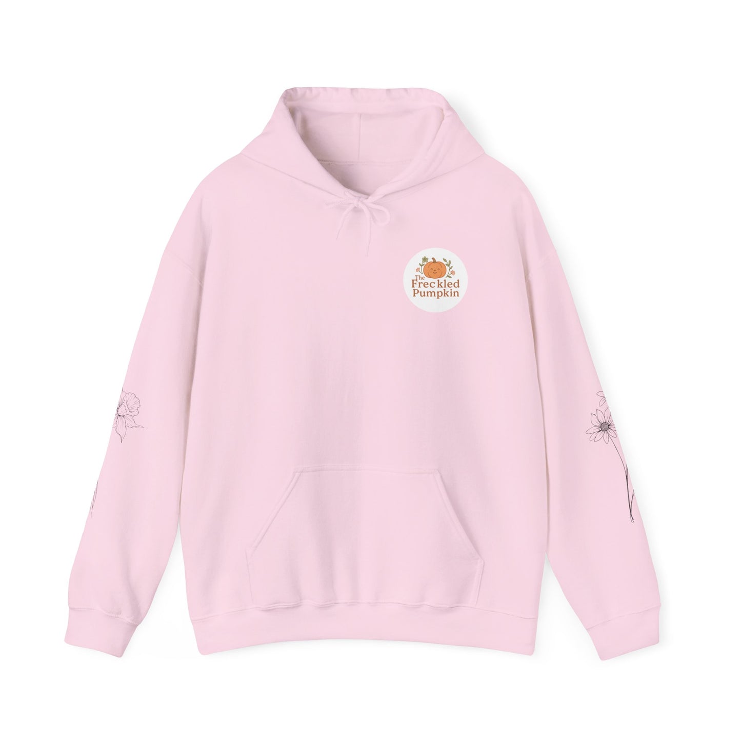 The Freckled Pumpkin Logo Engraving Unisex Hoodie