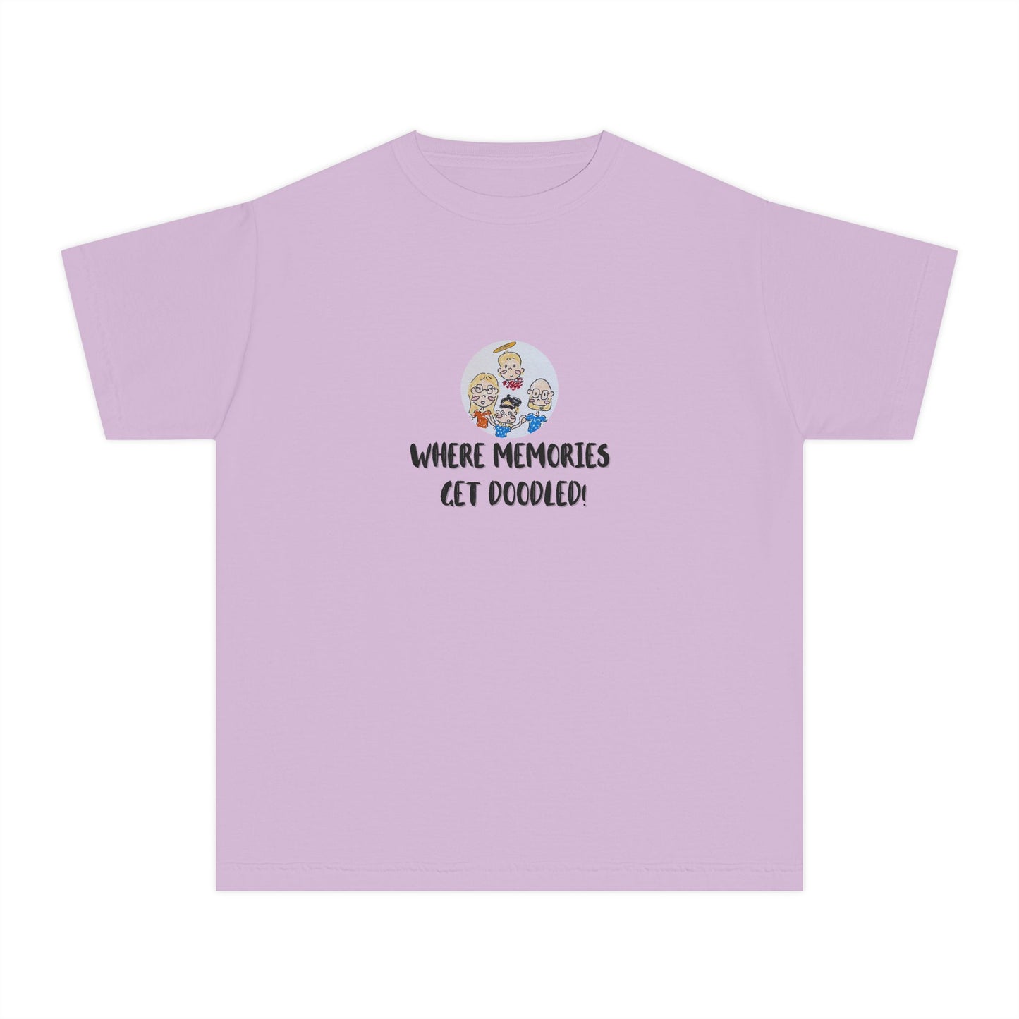 ✍️ Doodle Crew Youth Comfort Colors T-Shirt