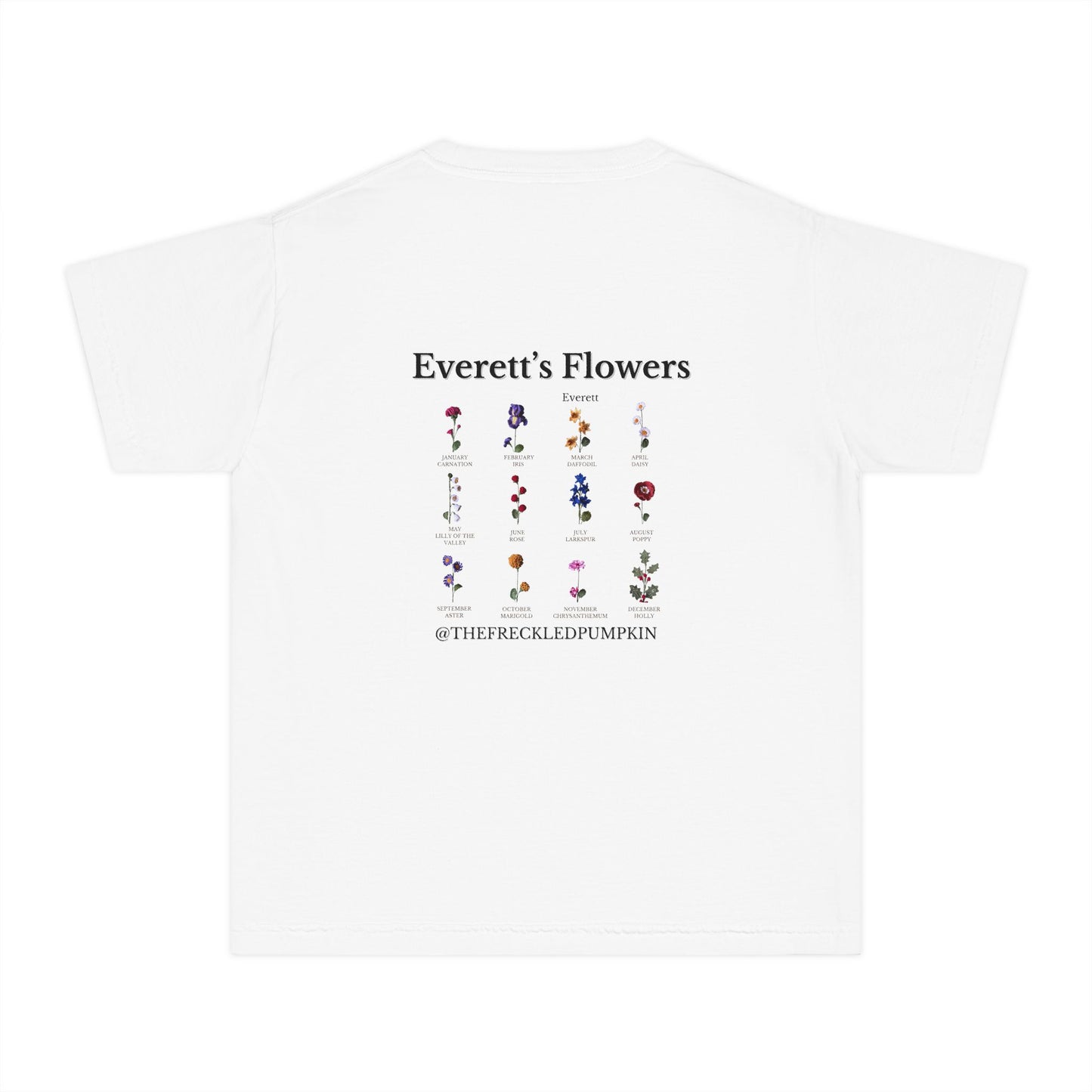 Everett’s Flowers Youth Comfort Colors T-Shirt