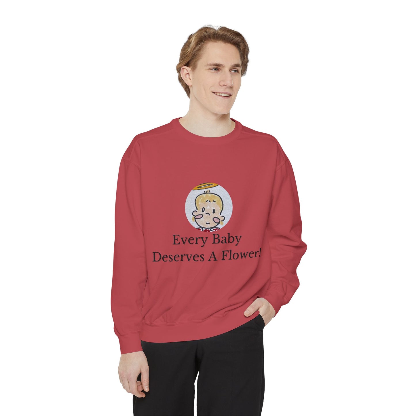 🍓Everett’s Flowers Sweatshirt - Comfort Colors Unisex Crew