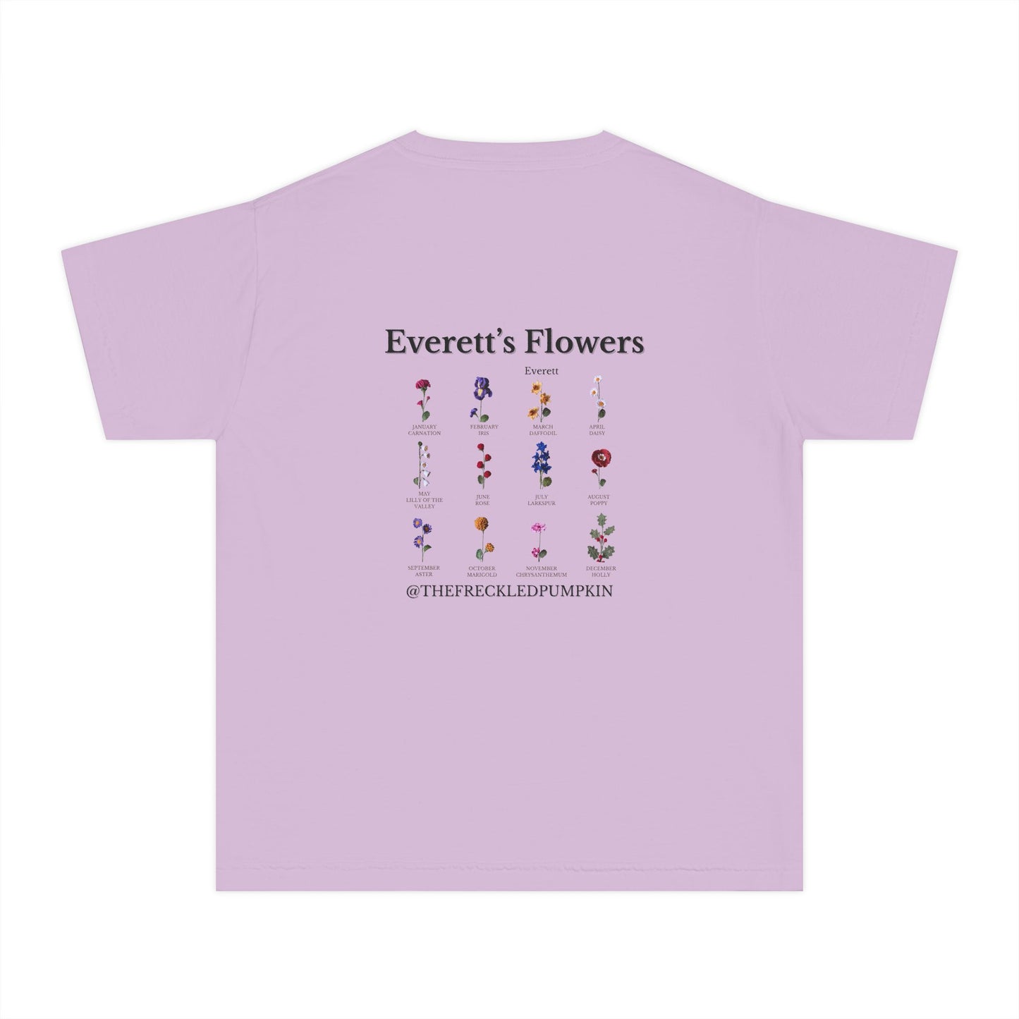 Everett’s Flowers Youth Comfort Colors T-Shirt