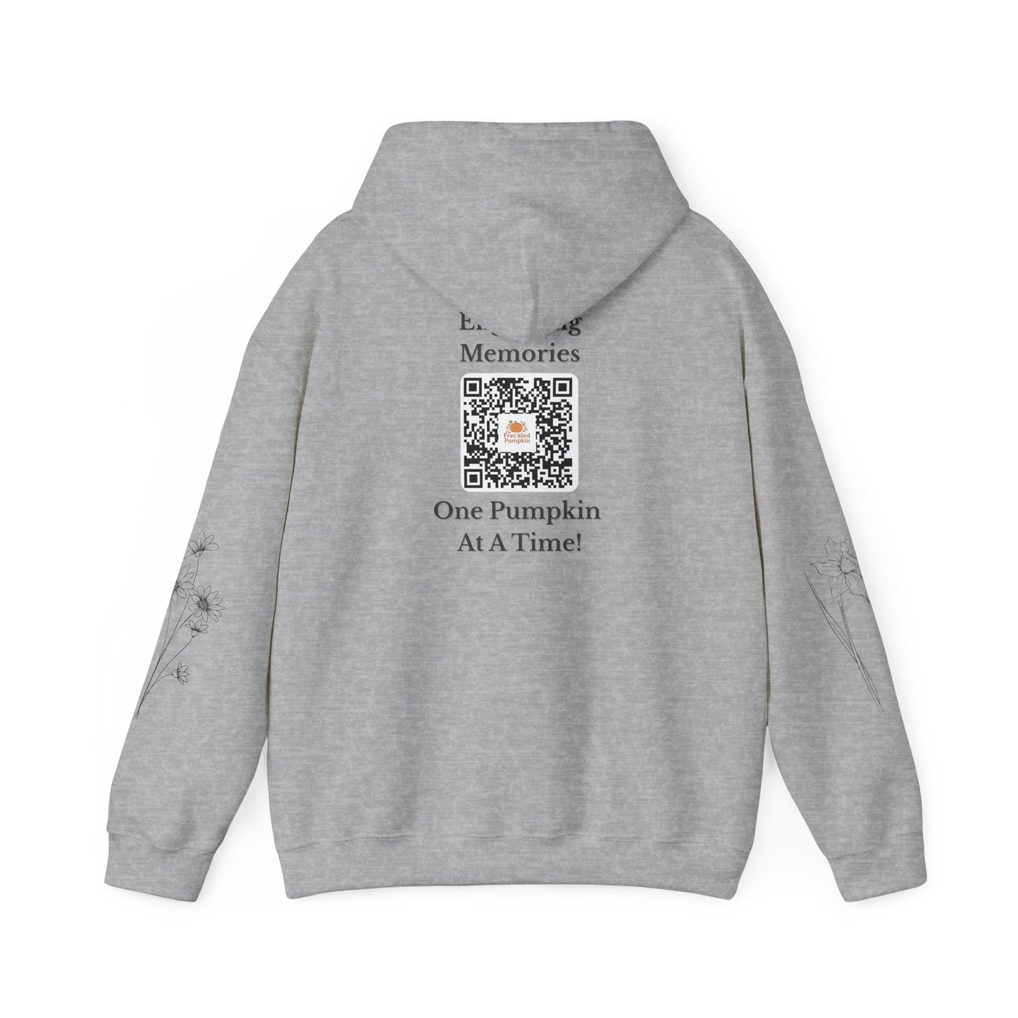 The Freckled Pumpkin Logo Engraving Unisex Hoodie