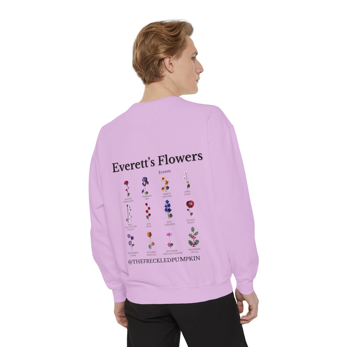 🍓Everett’s Flowers Sweatshirt - Comfort Colors Unisex Crew