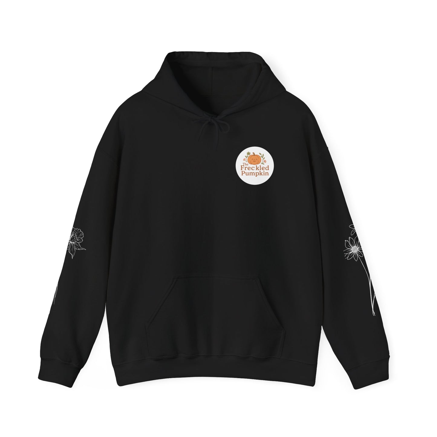 The Freckled Pumpkin Logo Engraving Unisex Hoodie