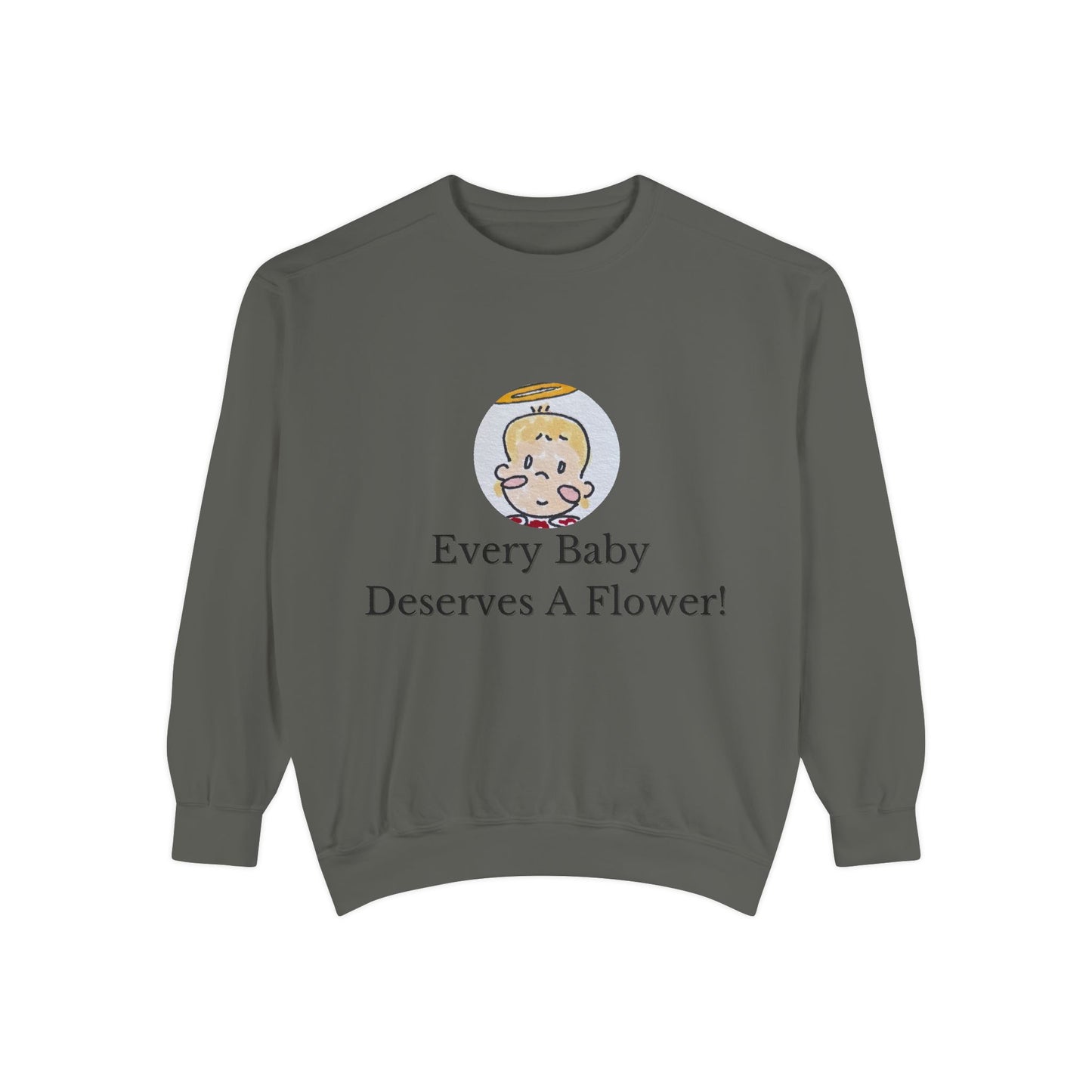 🍓Everett’s Flowers Sweatshirt - Comfort Colors Unisex Crew