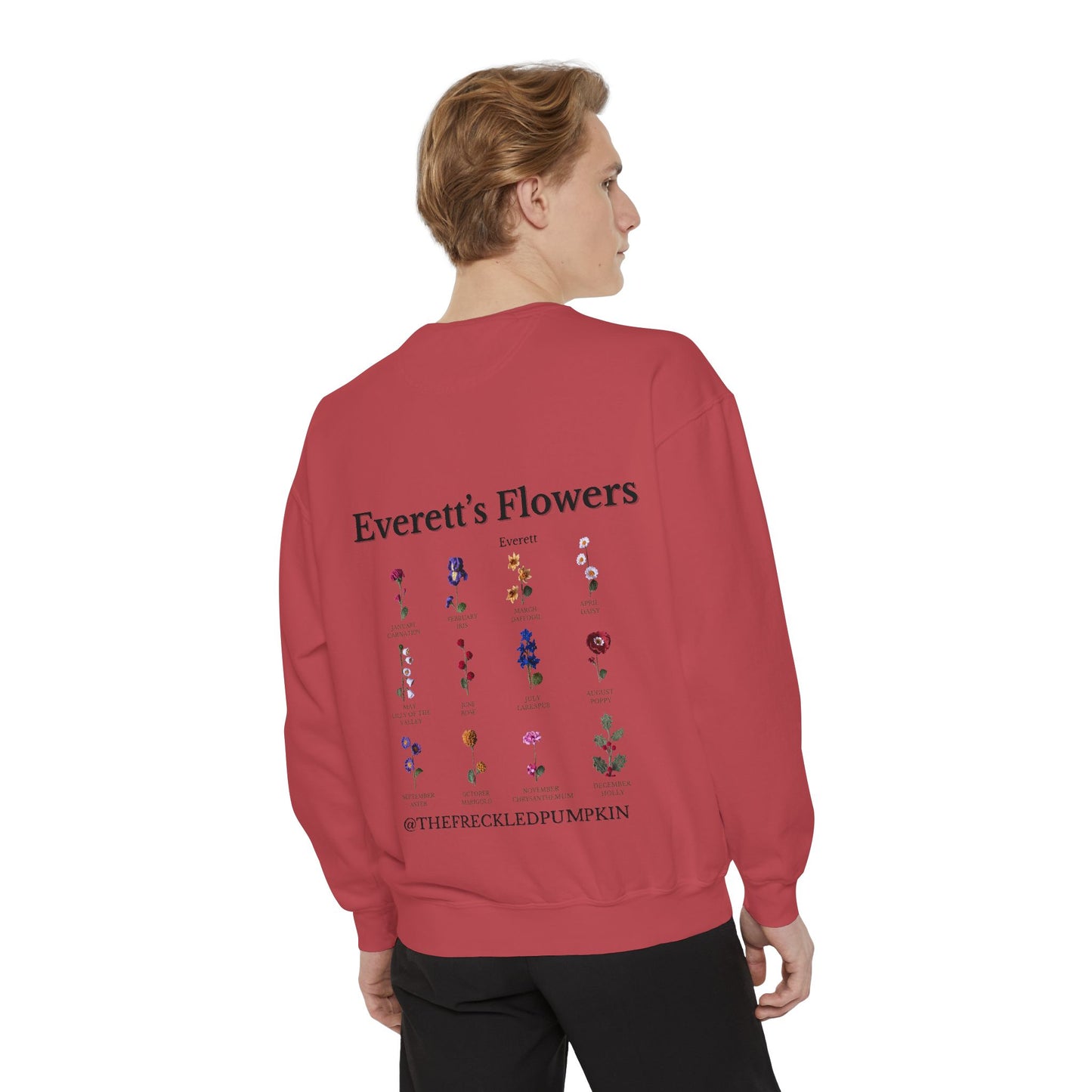 🍓Everett’s Flowers Sweatshirt - Comfort Colors Unisex Crew