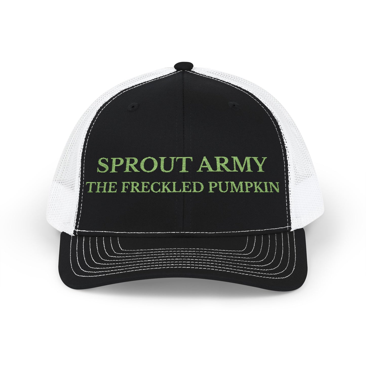 🌱Sprout Army Snapback Trucker Cap, Embroidered Cap for Gardeners, Outdoor Enthusiasts, Eco-Friendly Gift, Unique Style, Casual Fashion