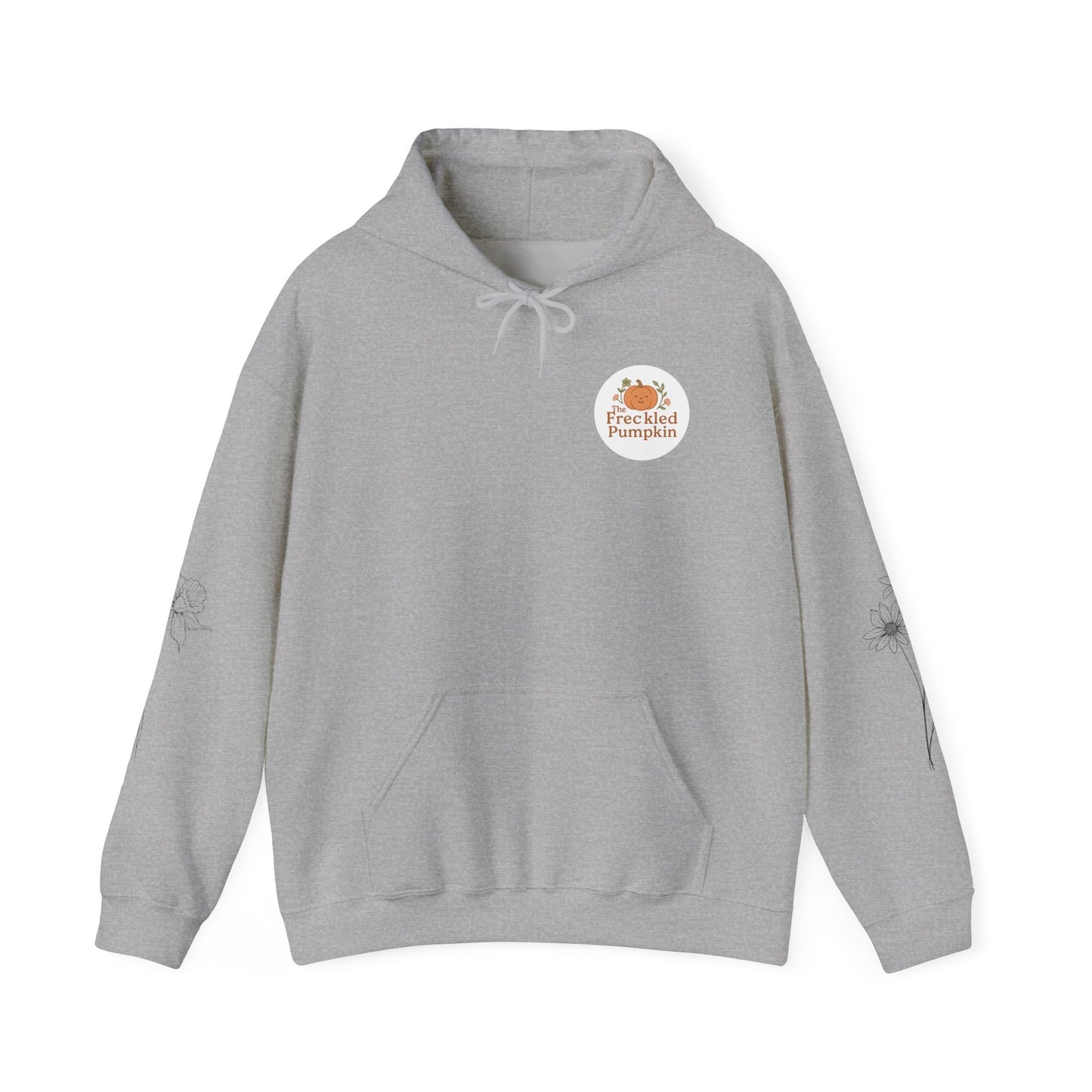 The Freckled Pumpkin Logo Engraving Unisex Hoodie