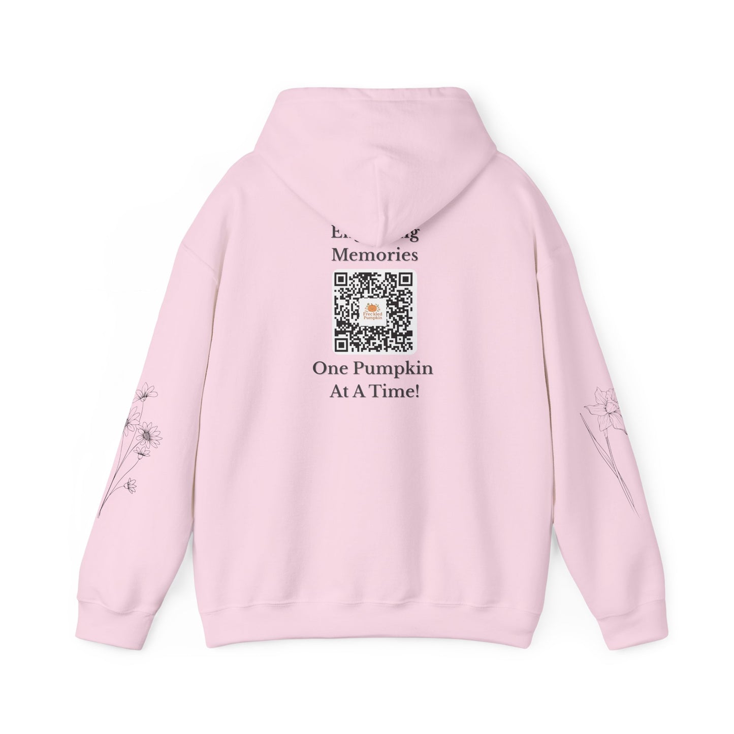 The Freckled Pumpkin Logo Engraving Unisex Hoodie