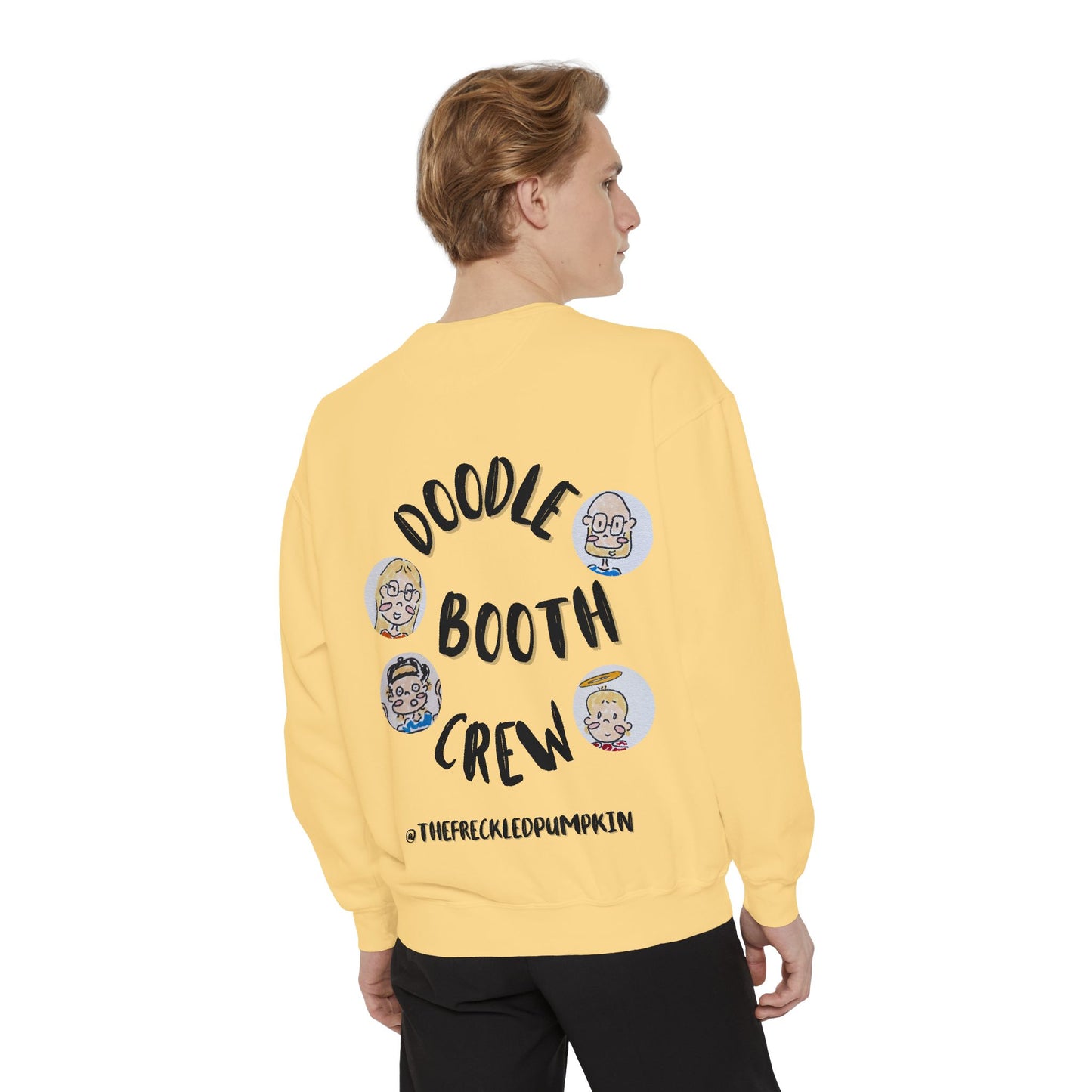 ✍️ Doodle Crew Sweatshirt -Comfort Colors Unisex Crew