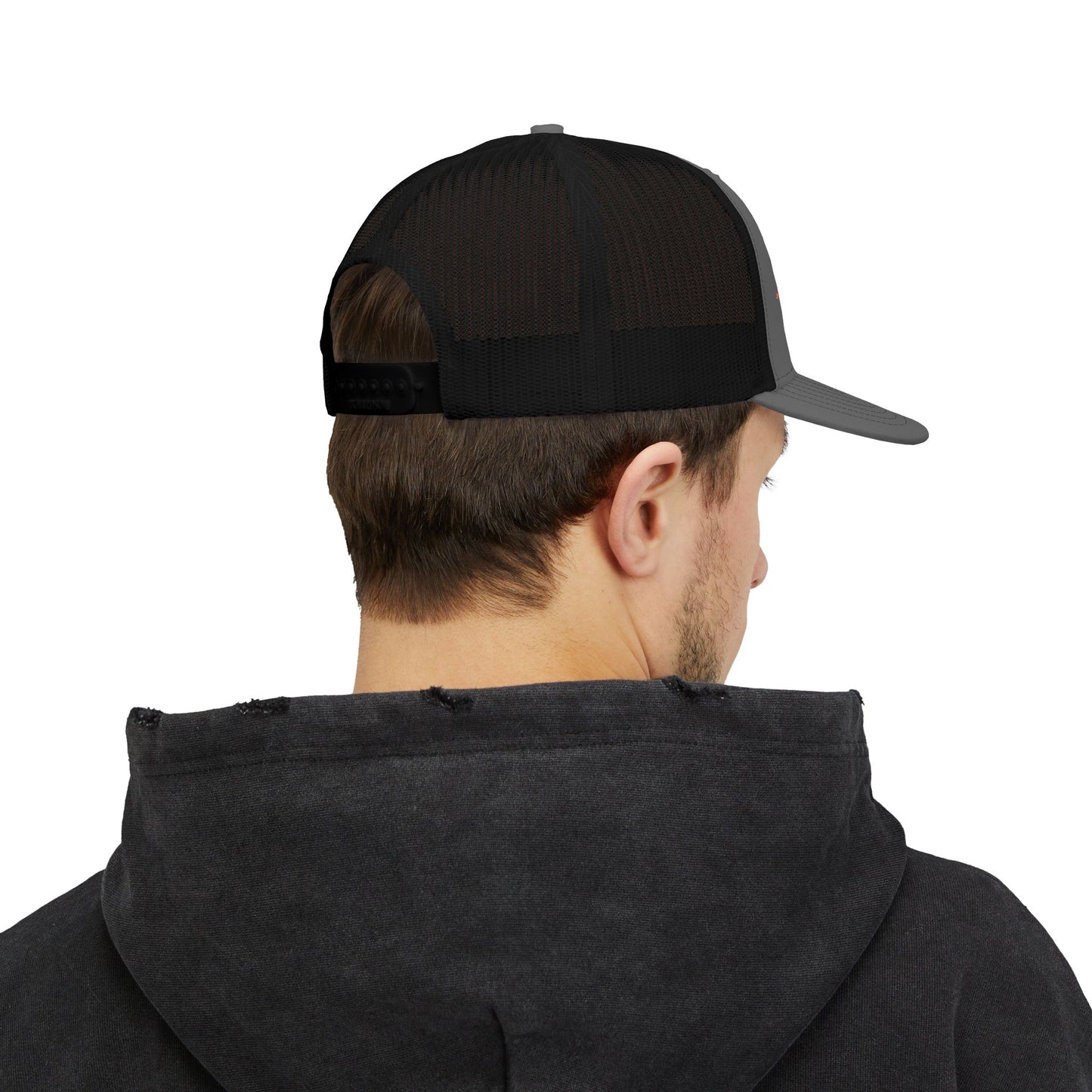 ✍️ Doodle Crew Snapback Trucker Cap, Embroidered Cap for Gardeners, Outdoor Enthusiasts, Eco-Friendly Gift, Unique Style, Casual Fashion