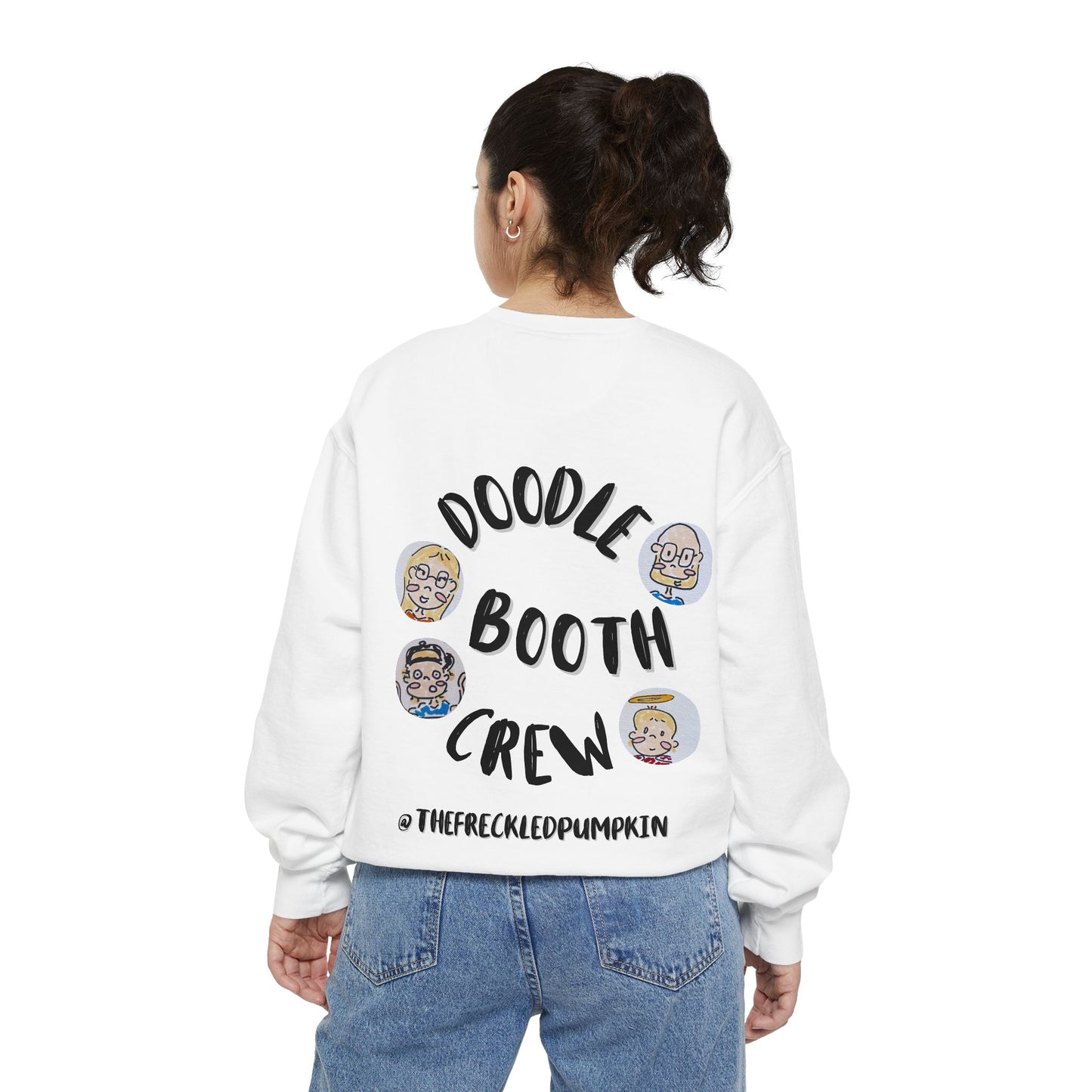 ✍️ Doodle Crew Sweatshirt -Comfort Colors Unisex Crew