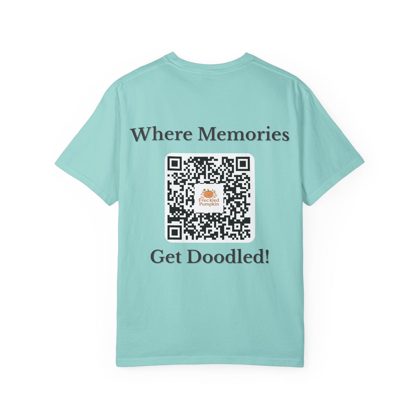 The Freckled Pumpkin Logo Doodle Unisex Comfort Colors T-shirt