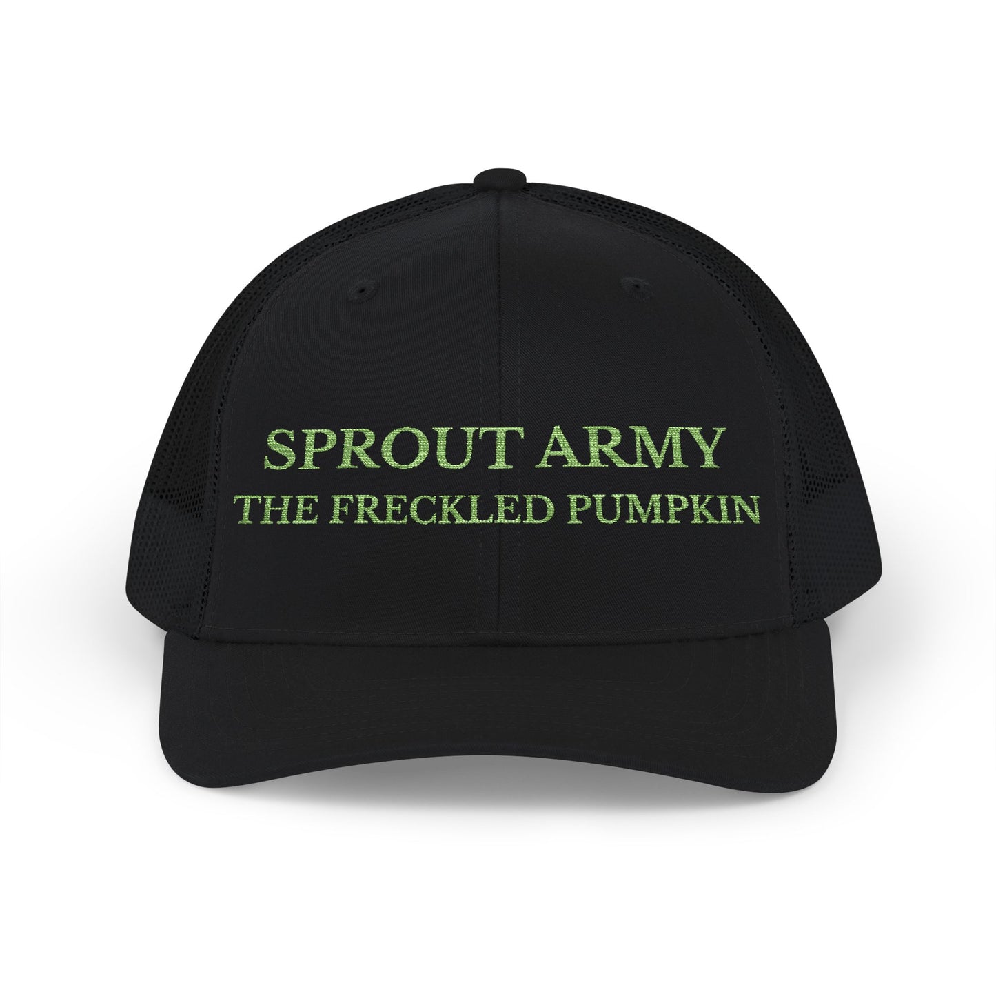 🌱Sprout Army Snapback Trucker Cap, Embroidered Cap for Gardeners, Outdoor Enthusiasts, Eco-Friendly Gift, Unique Style, Casual Fashion