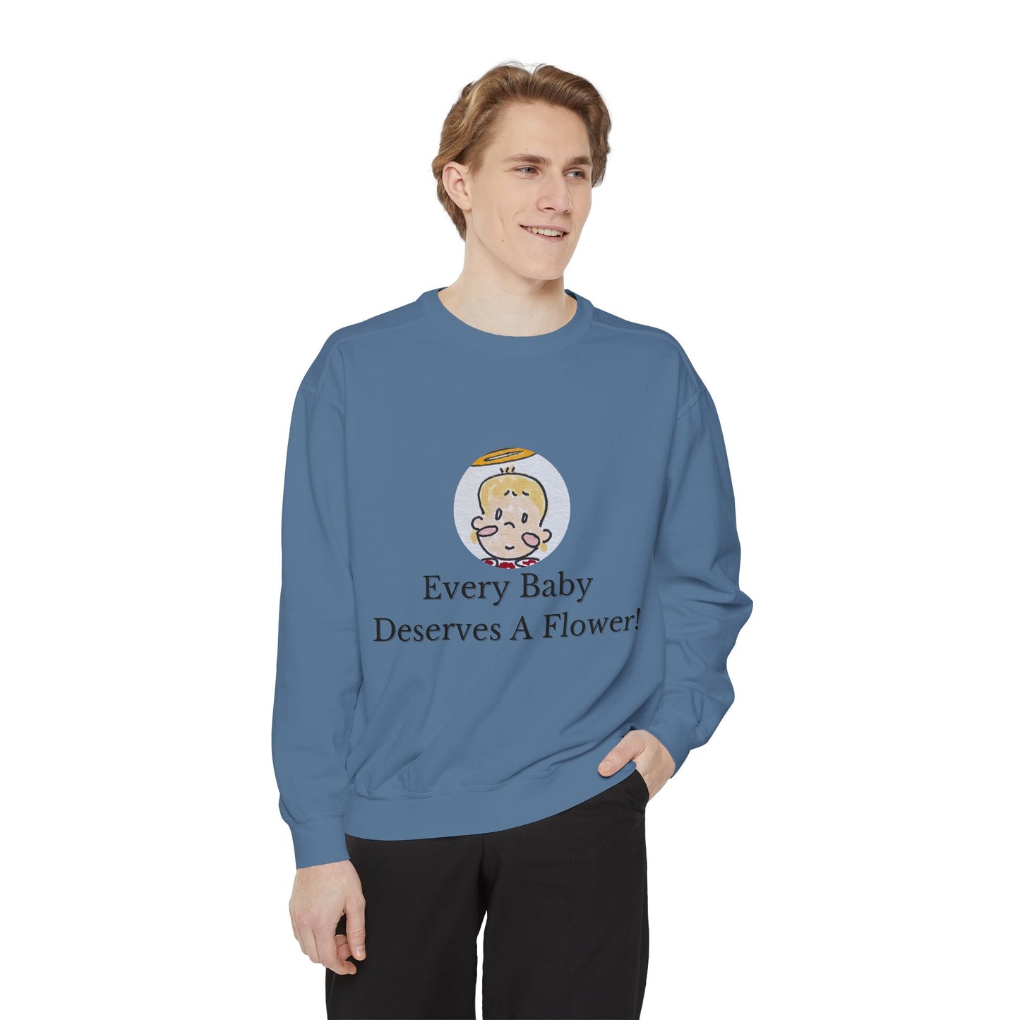 🍓Everett’s Flowers Sweatshirt - Comfort Colors Unisex Crew