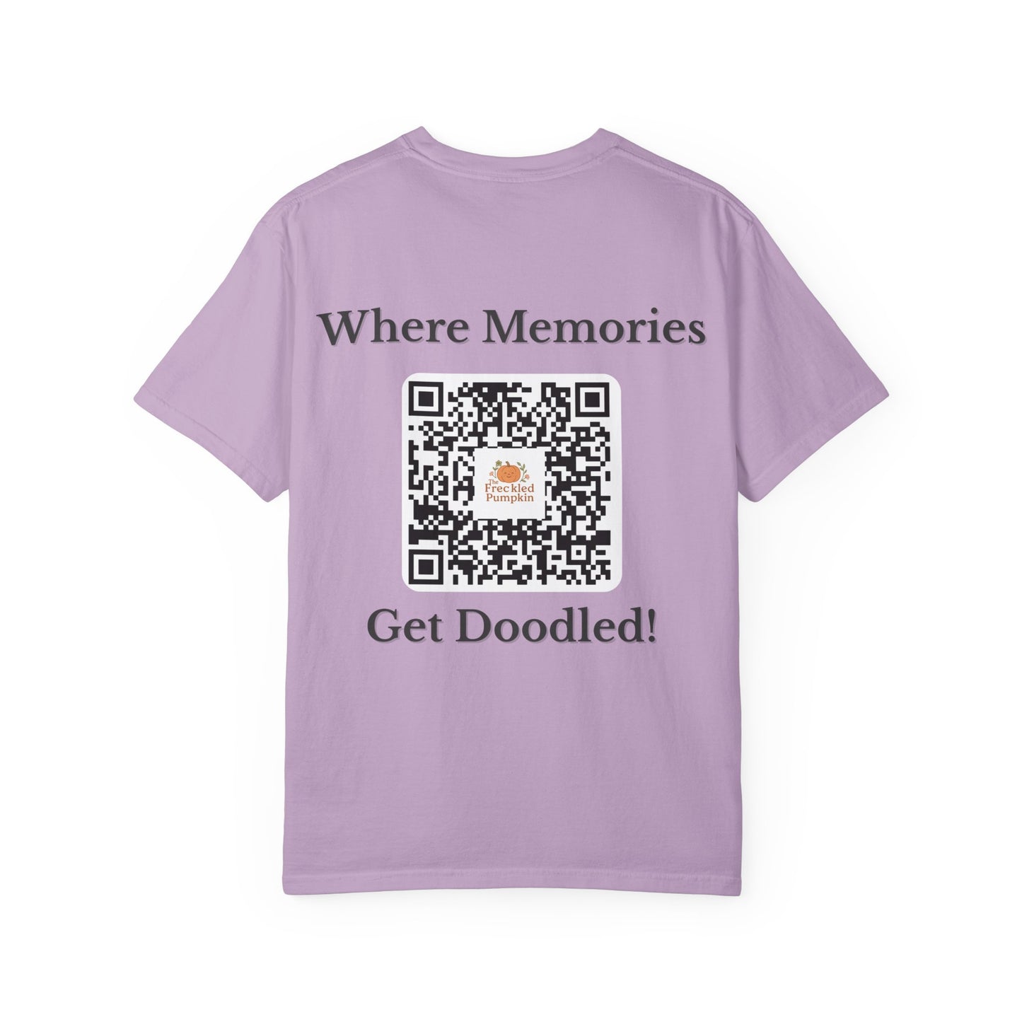 The Freckled Pumpkin Logo Doodle Unisex Comfort Colors T-shirt