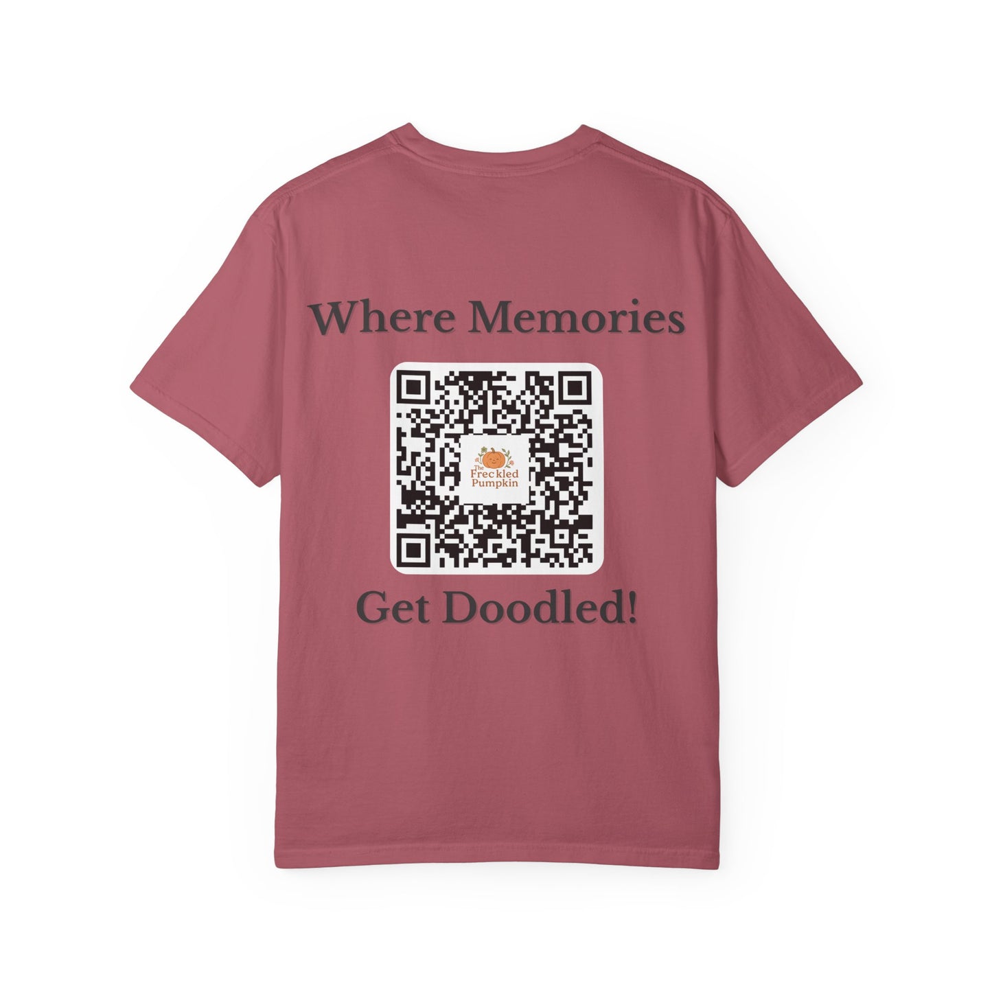 The Freckled Pumpkin Logo Doodle Unisex Comfort Colors T-shirt