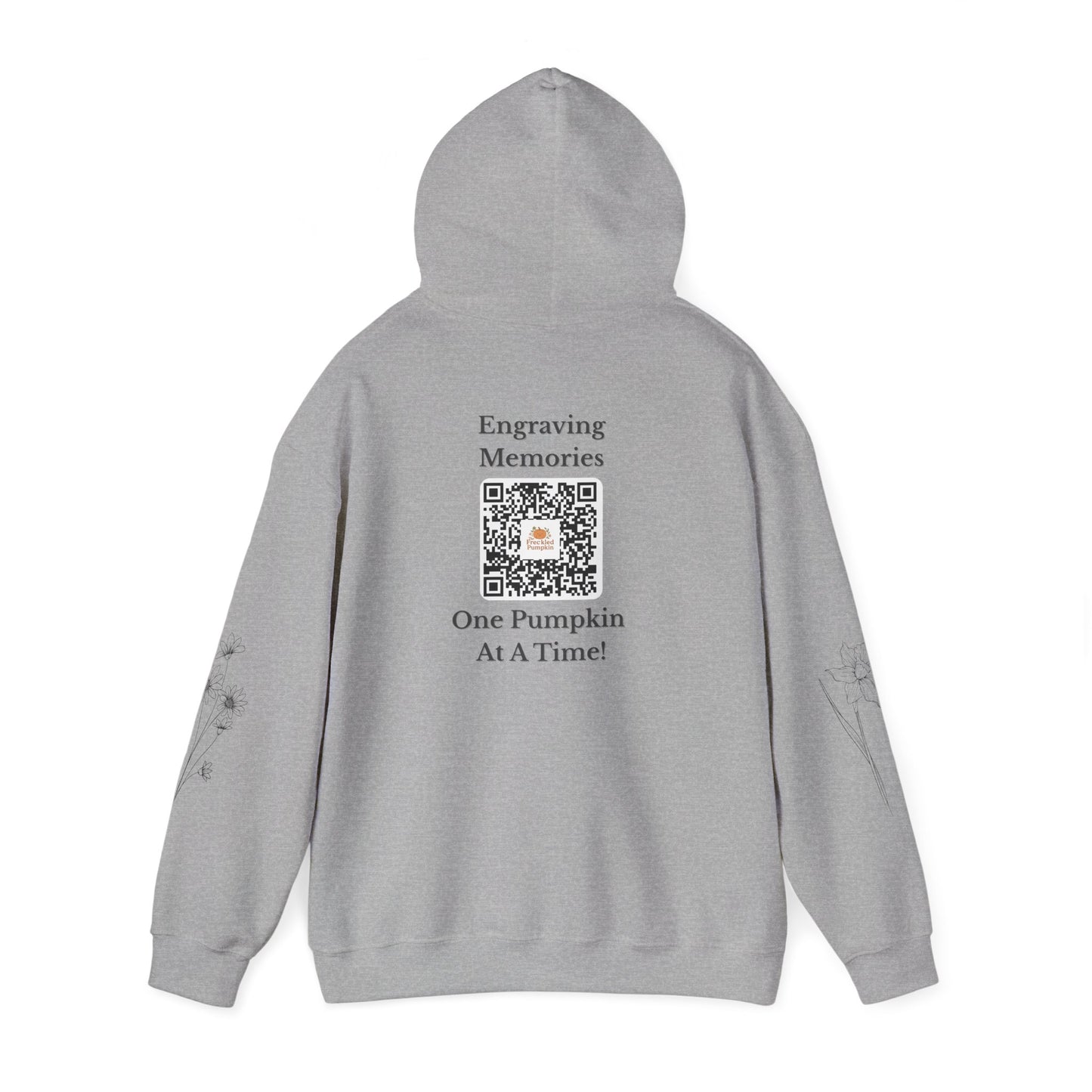The Freckled Pumpkin Logo Engraving Unisex Hoodie