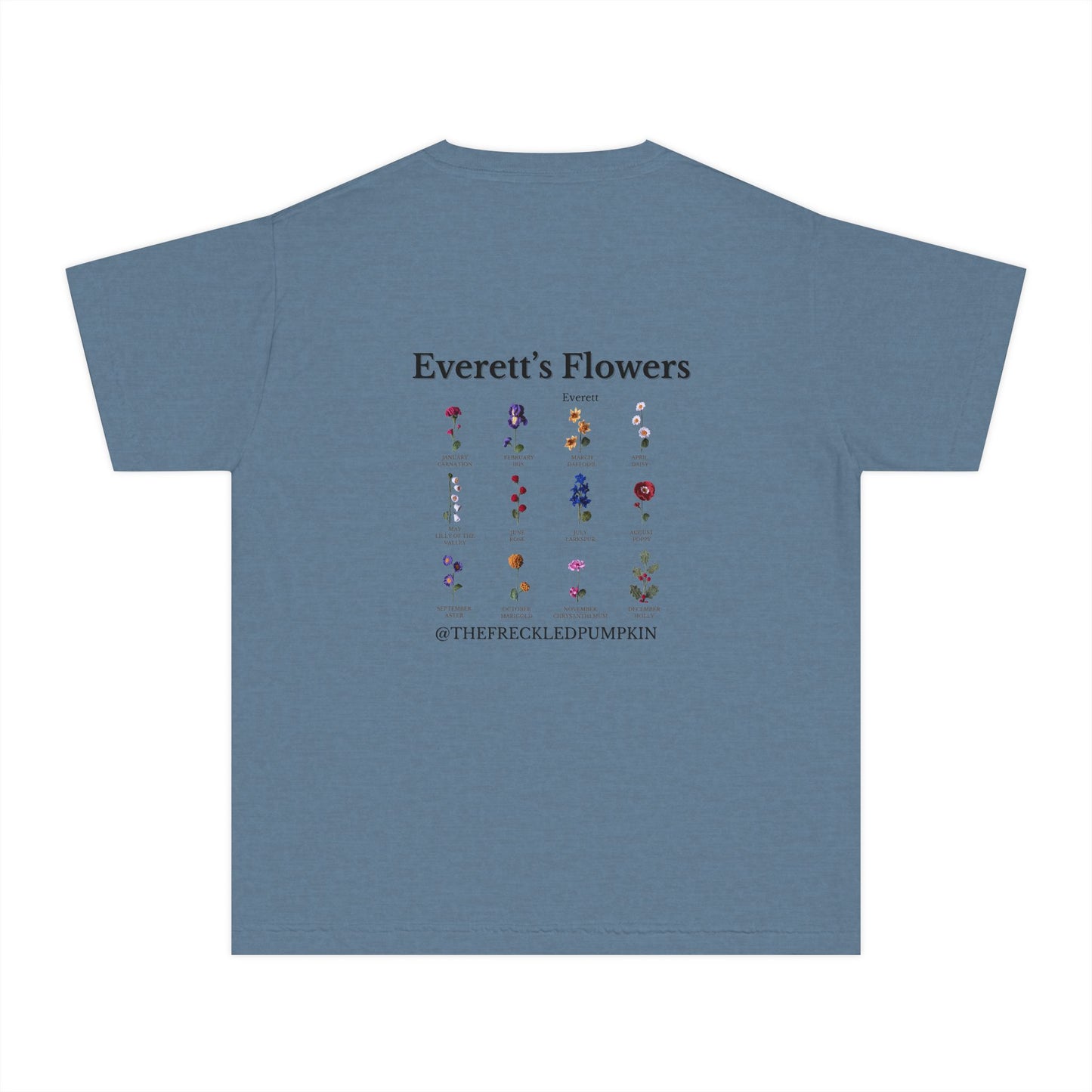 Everett’s Flowers Youth Comfort Colors T-Shirt