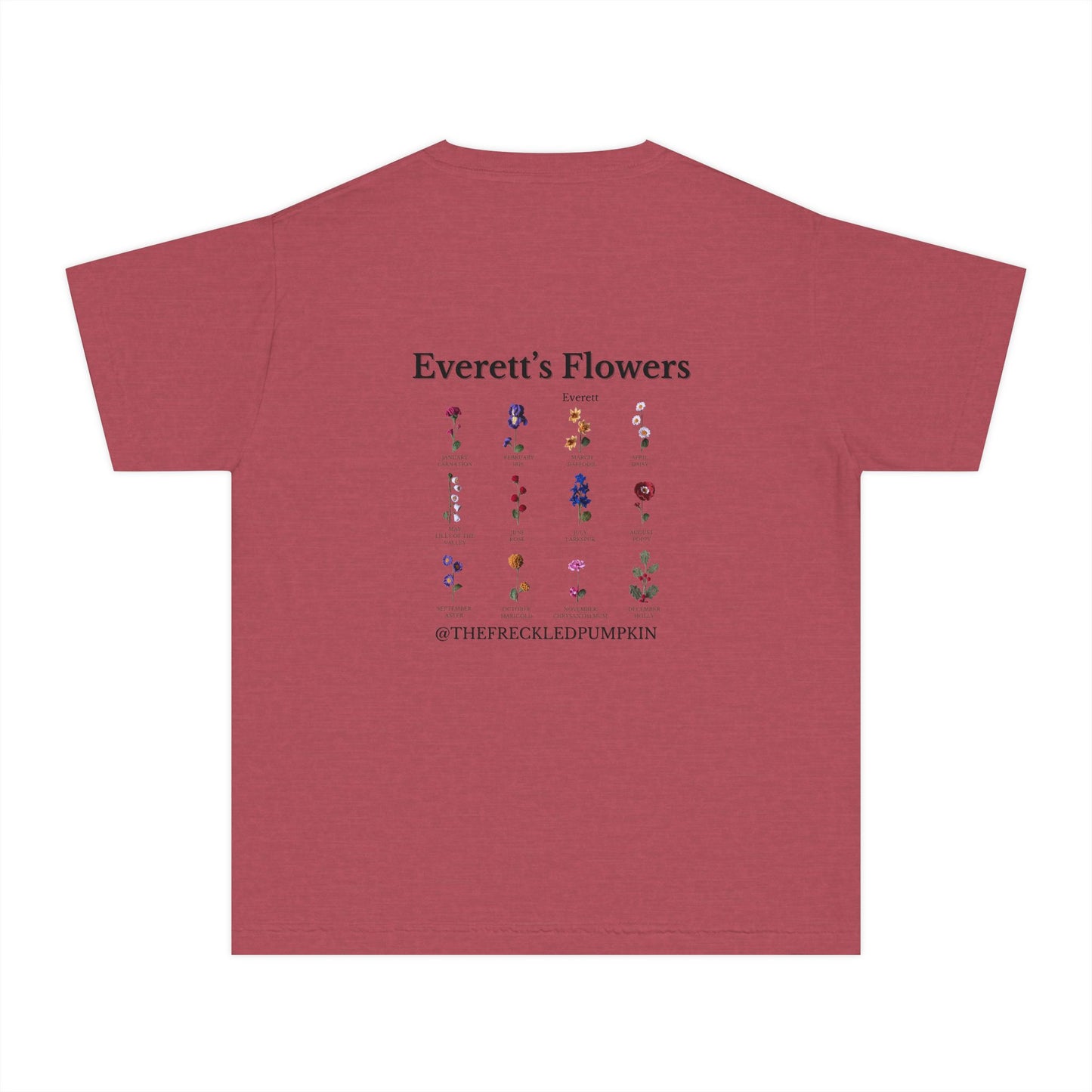 Everett’s Flowers Youth Comfort Colors T-Shirt