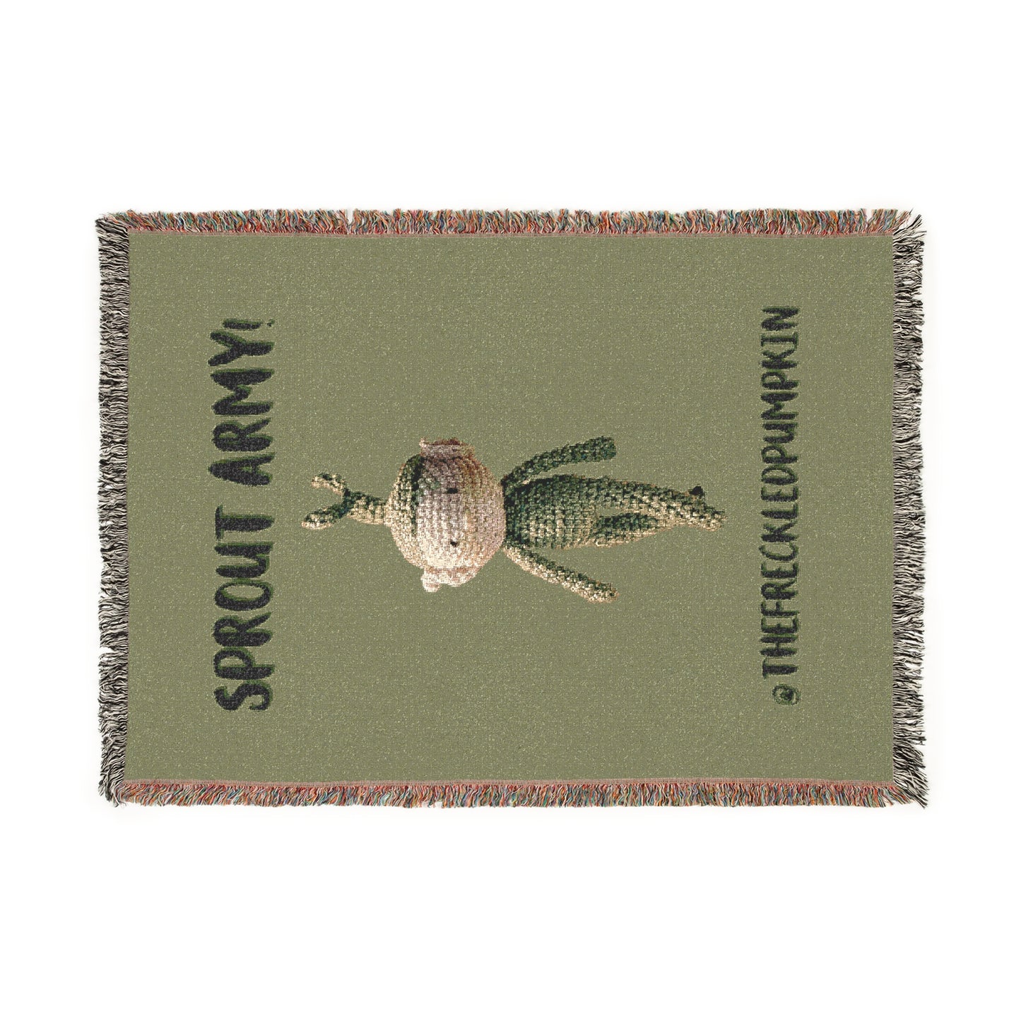 🌱Sprout Army Cozy Woven Blanket