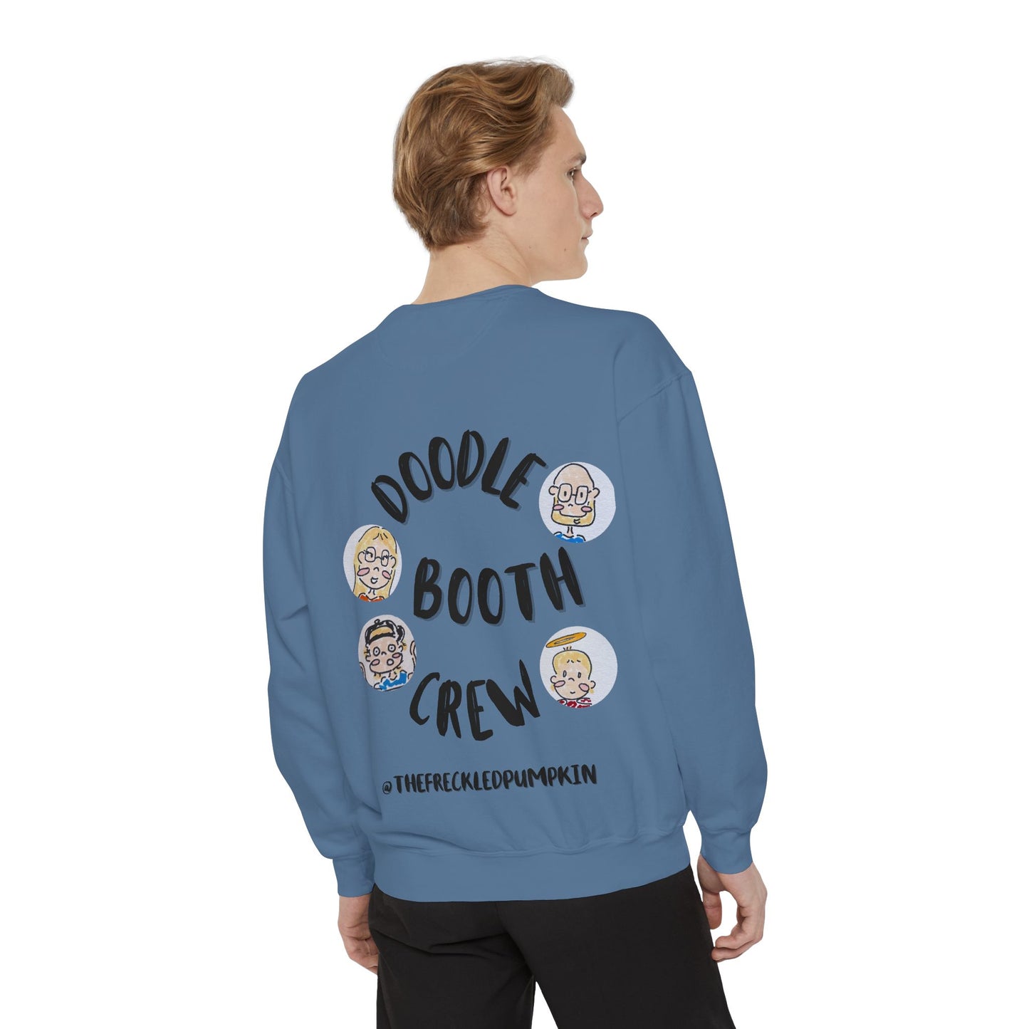 ✍️ Doodle Crew Sweatshirt -Comfort Colors Unisex Crew