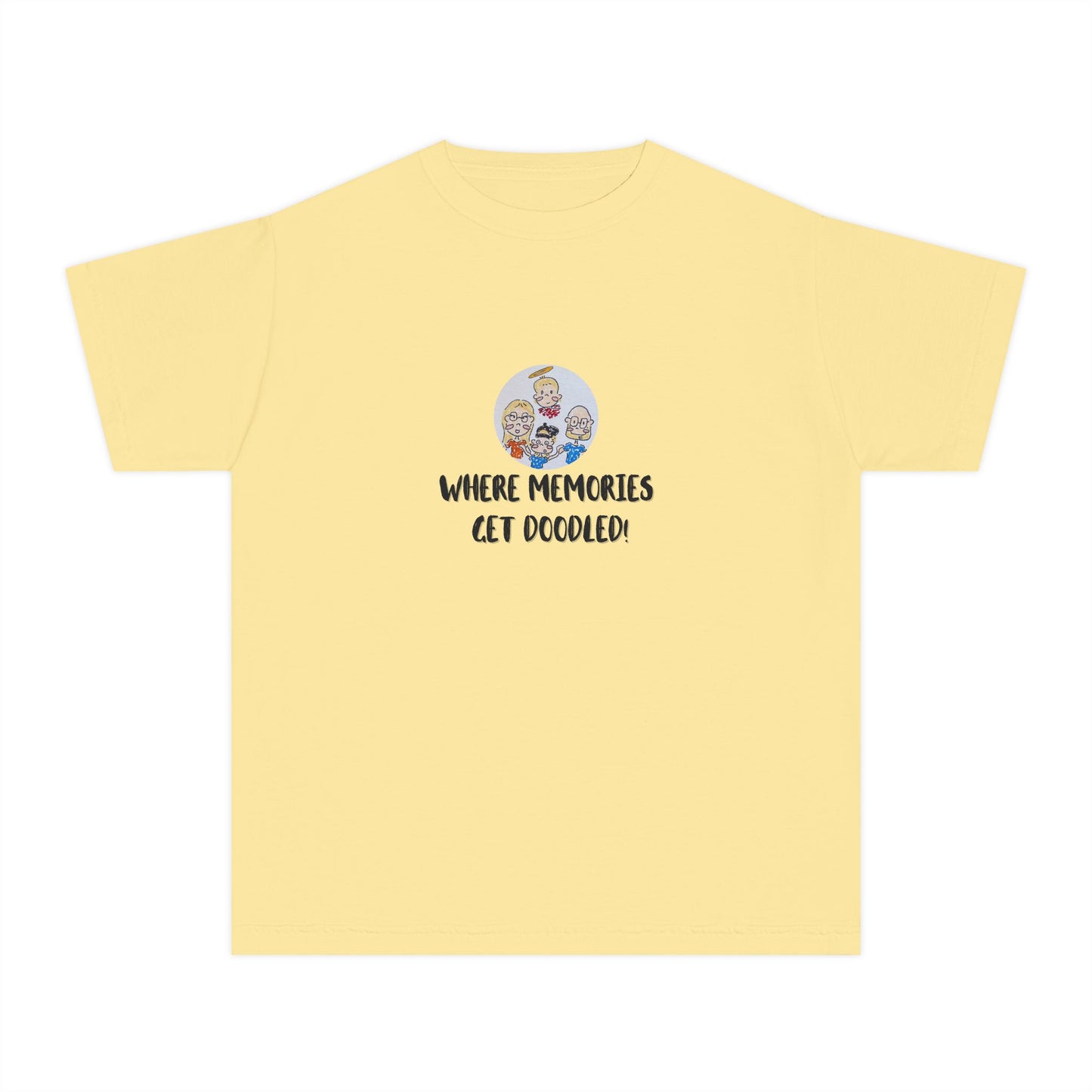 ✍️ Doodle Crew Youth Comfort Colors T-Shirt