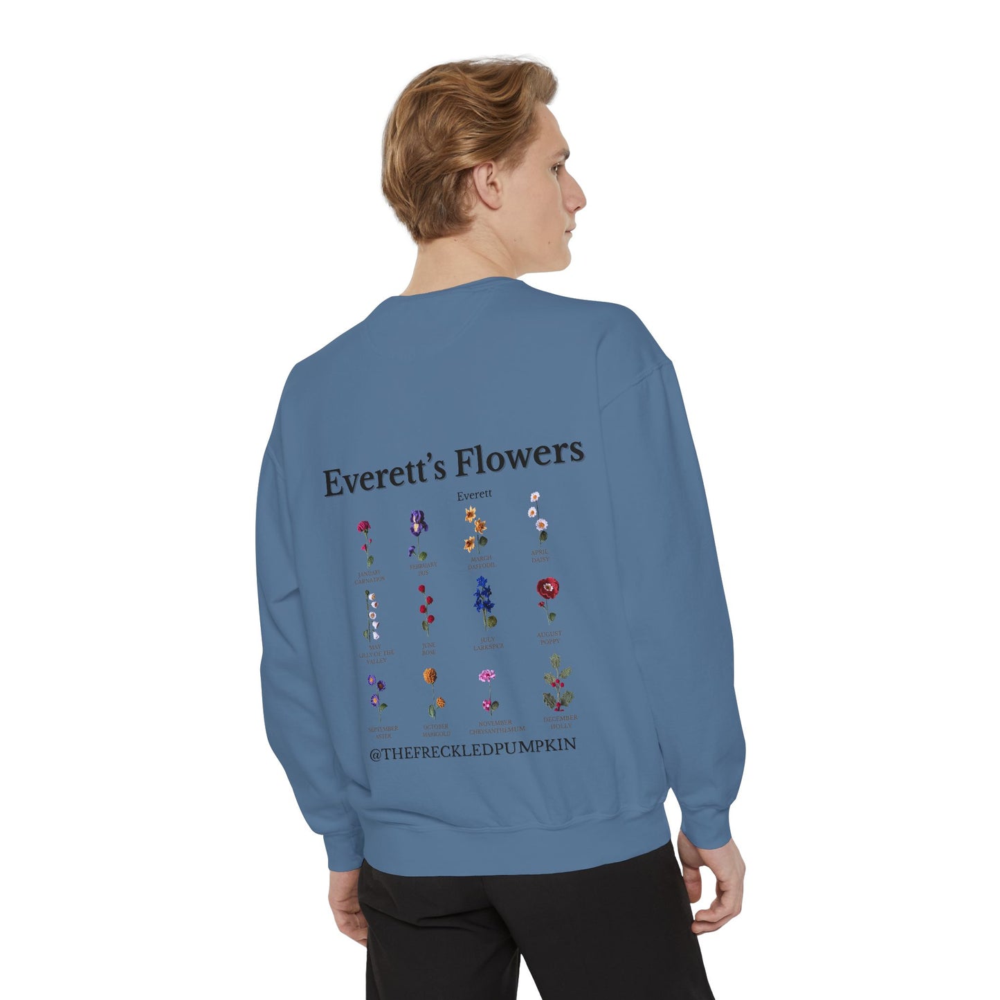 🍓Everett’s Flowers Sweatshirt - Comfort Colors Unisex Crew