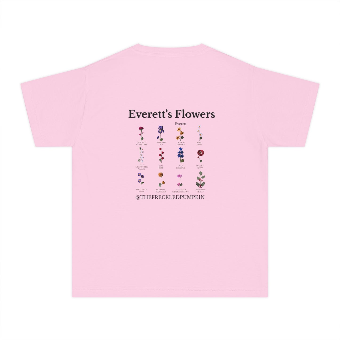Everett’s Flowers Youth Comfort Colors T-Shirt