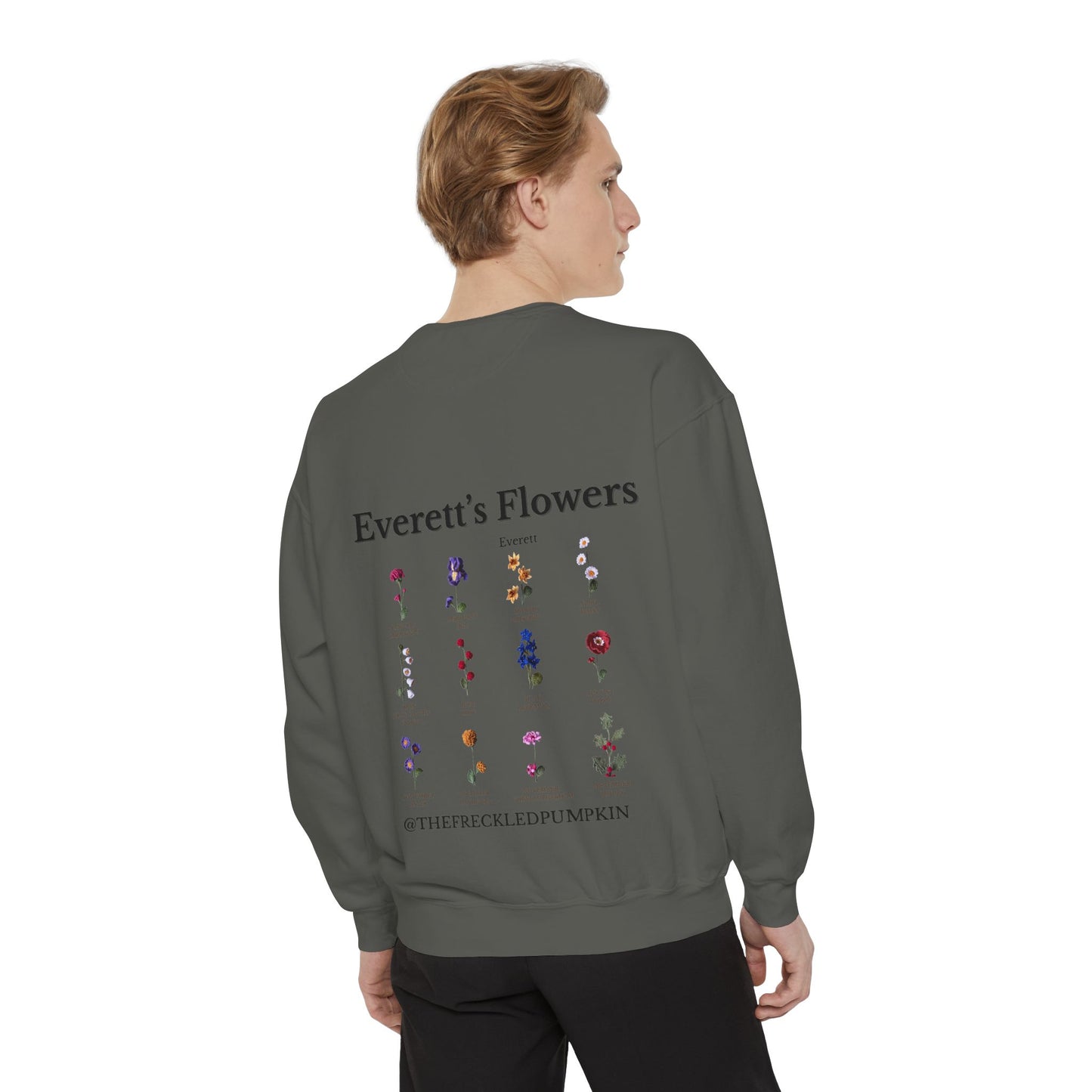 🍓Everett’s Flowers Sweatshirt - Comfort Colors Unisex Crew