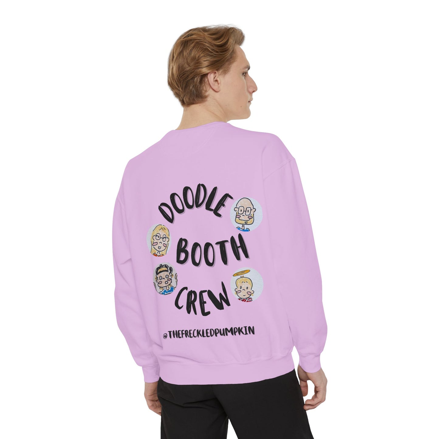 ✍️ Doodle Crew Sweatshirt -Comfort Colors Unisex Crew