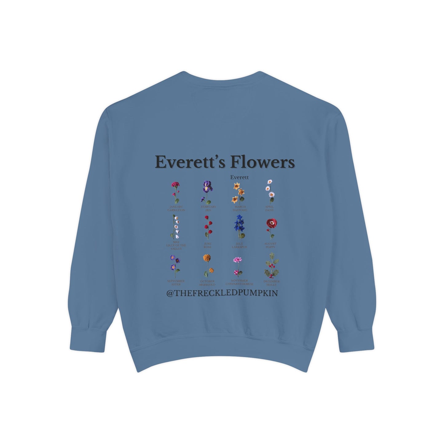 🍓Everett’s Flowers Sweatshirt - Comfort Colors Unisex Crew