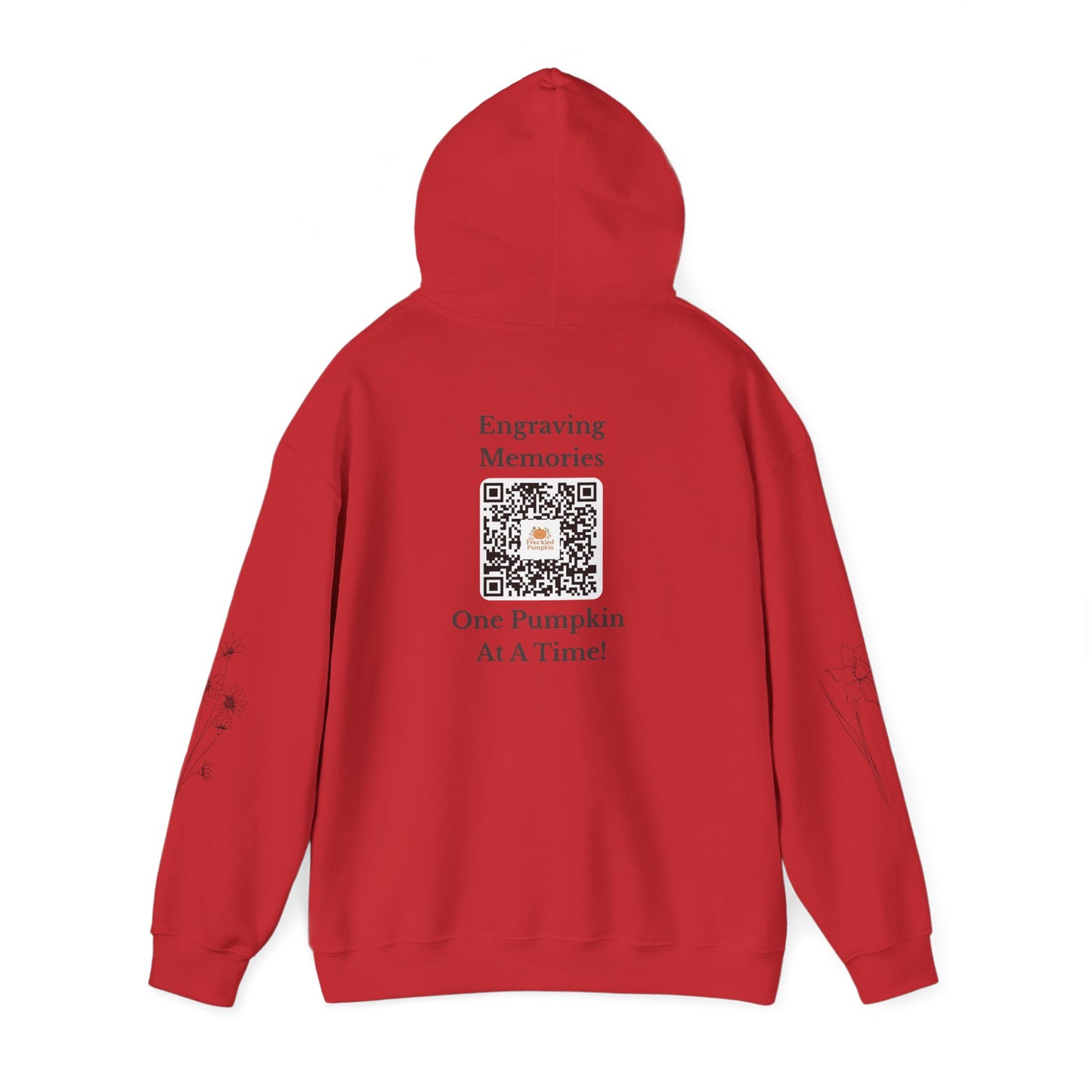 The Freckled Pumpkin Logo Engraving Unisex Hoodie