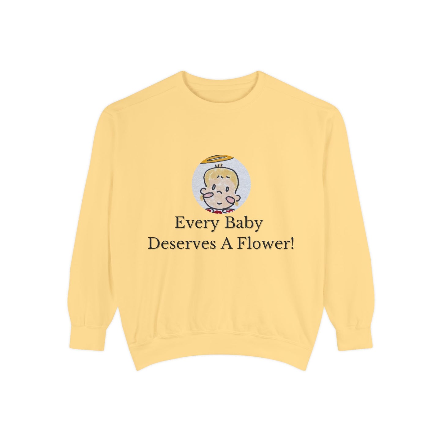 🍓Everett’s Flowers Sweatshirt - Comfort Colors Unisex Crew