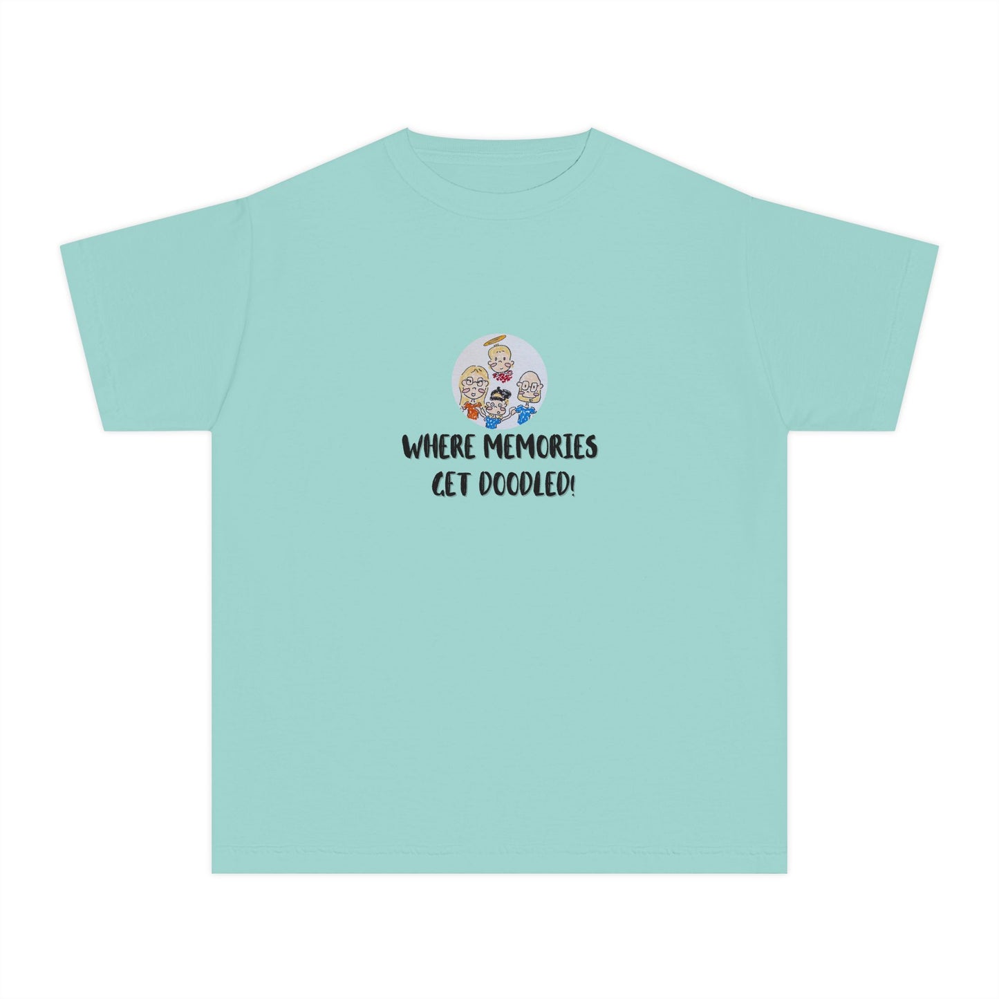 ✍️ Doodle Crew Youth Comfort Colors T-Shirt