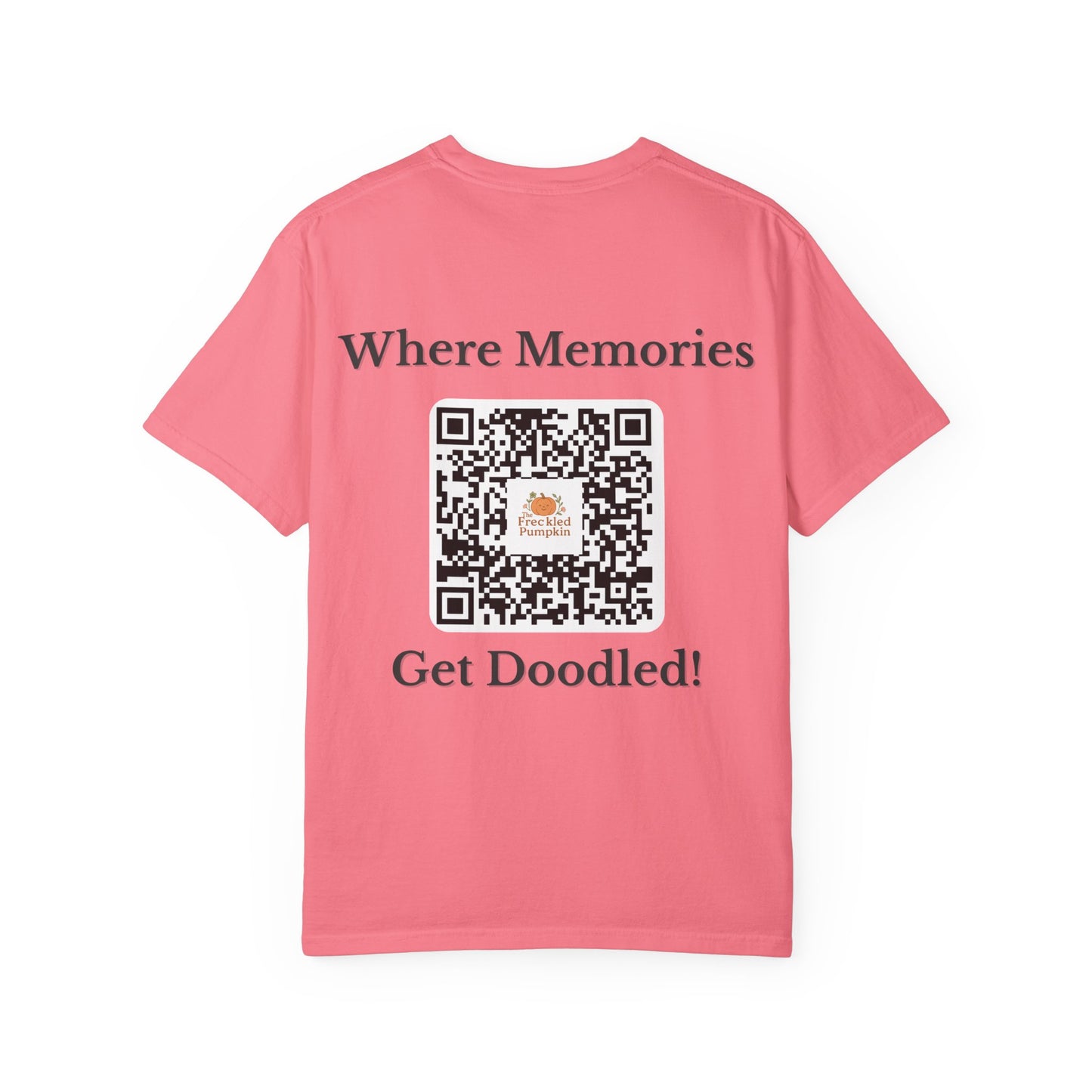 The Freckled Pumpkin Logo Doodle Unisex Comfort Colors T-shirt