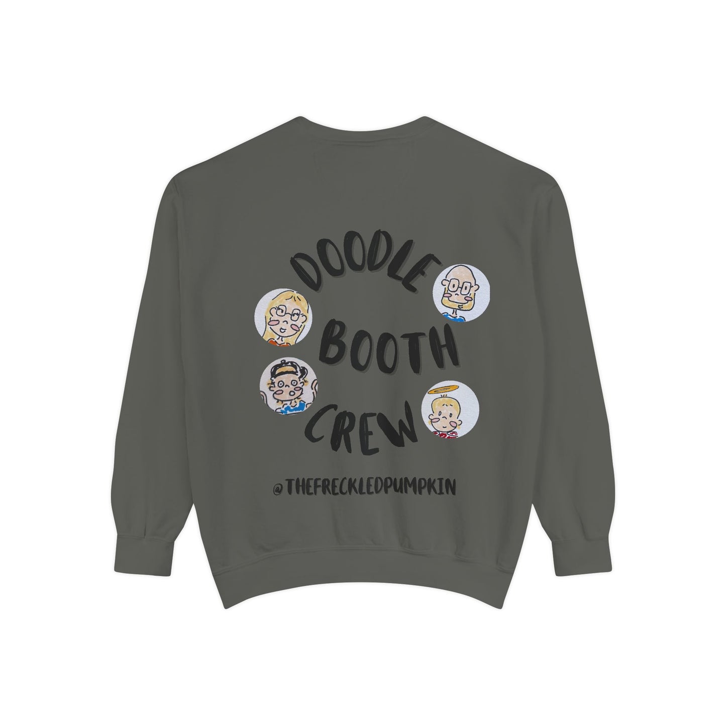✍️ Doodle Crew Sweatshirt -Comfort Colors Unisex Crew