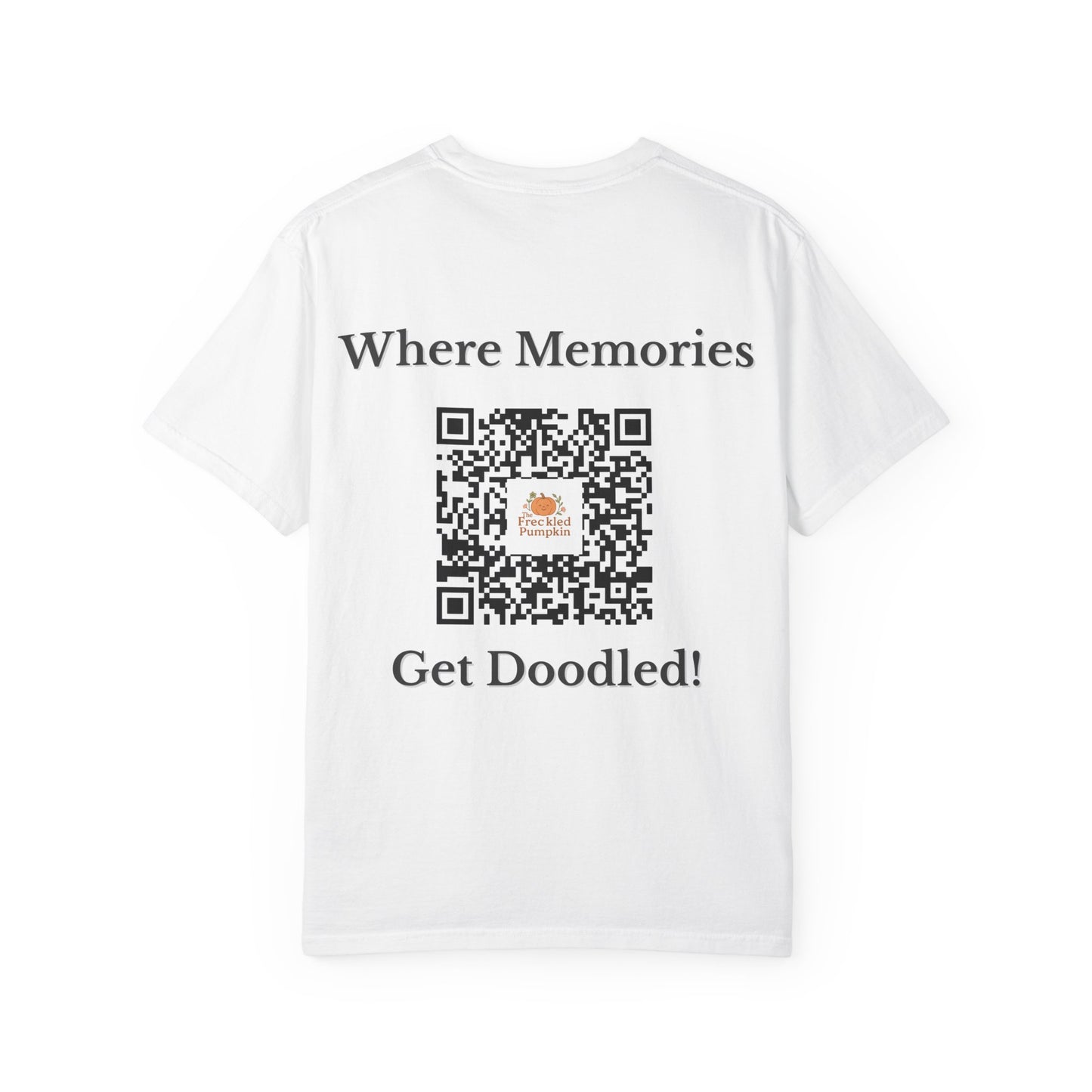 The Freckled Pumpkin Logo Doodle Unisex Comfort Colors T-shirt