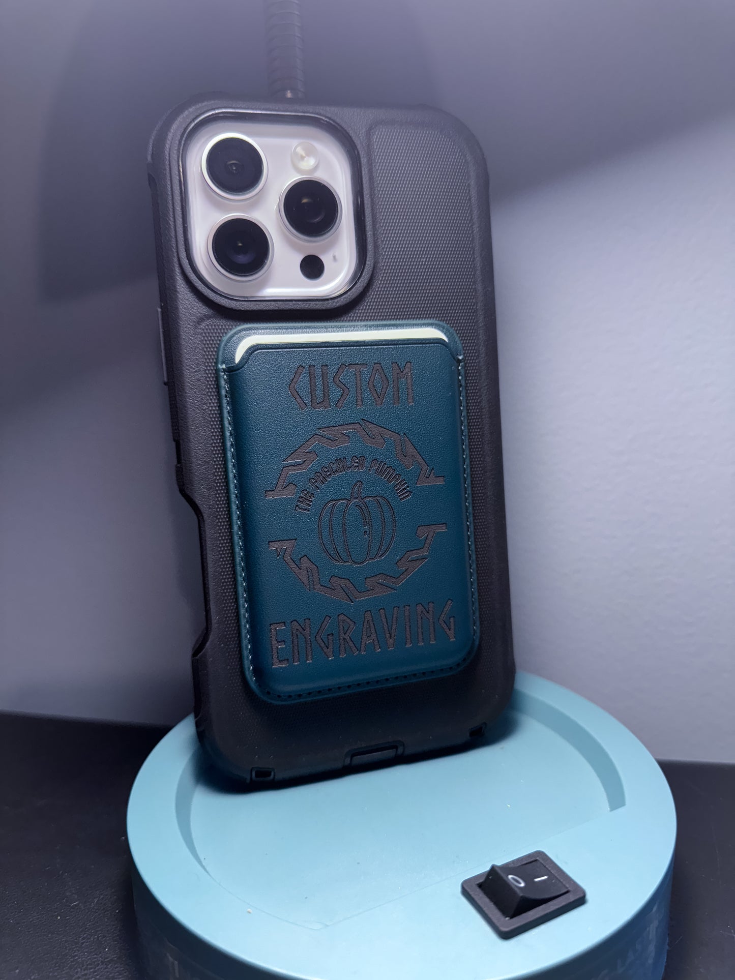Magnetic Card Holder Custom Engraved