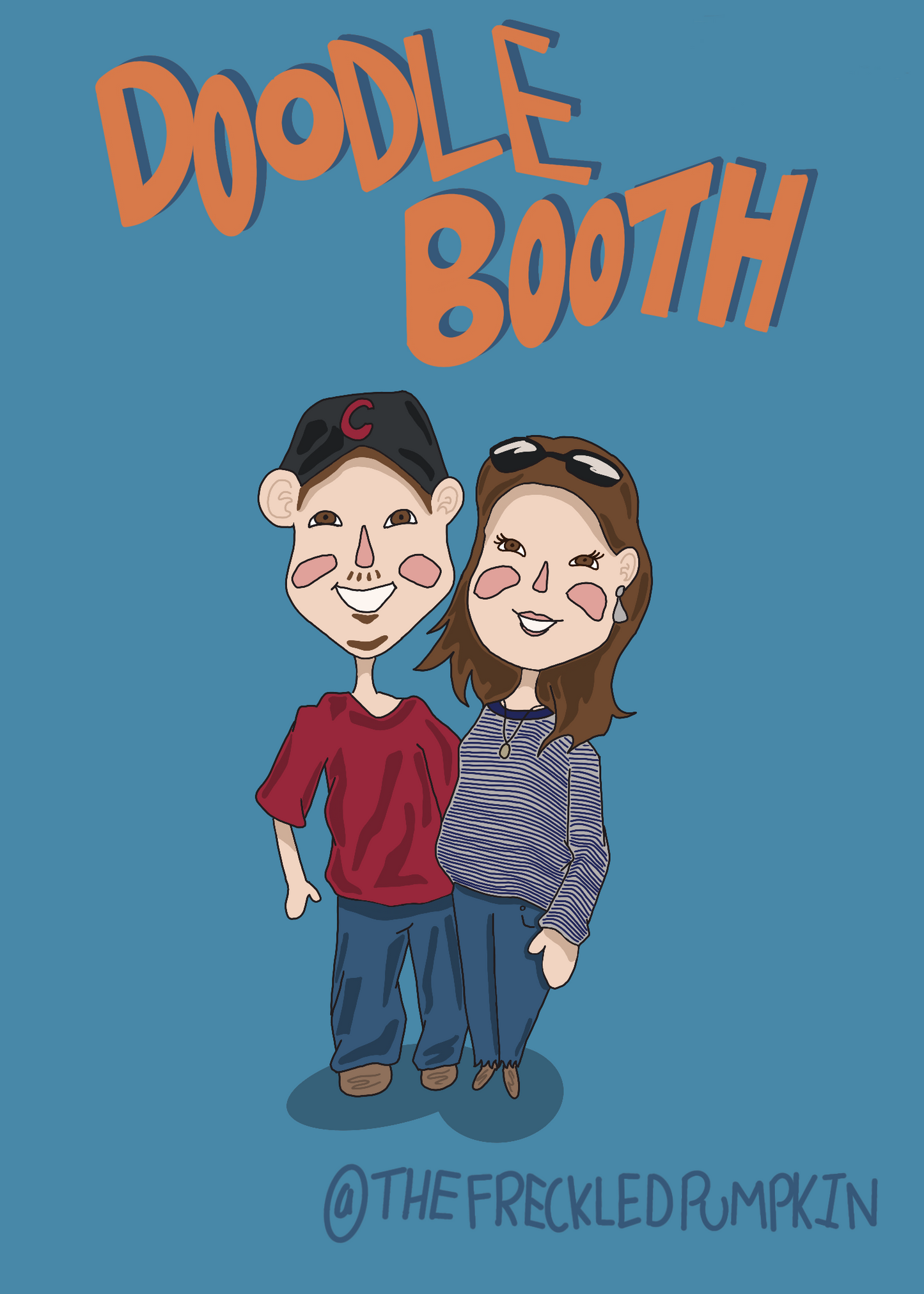Digital Doodle Booth Portrait