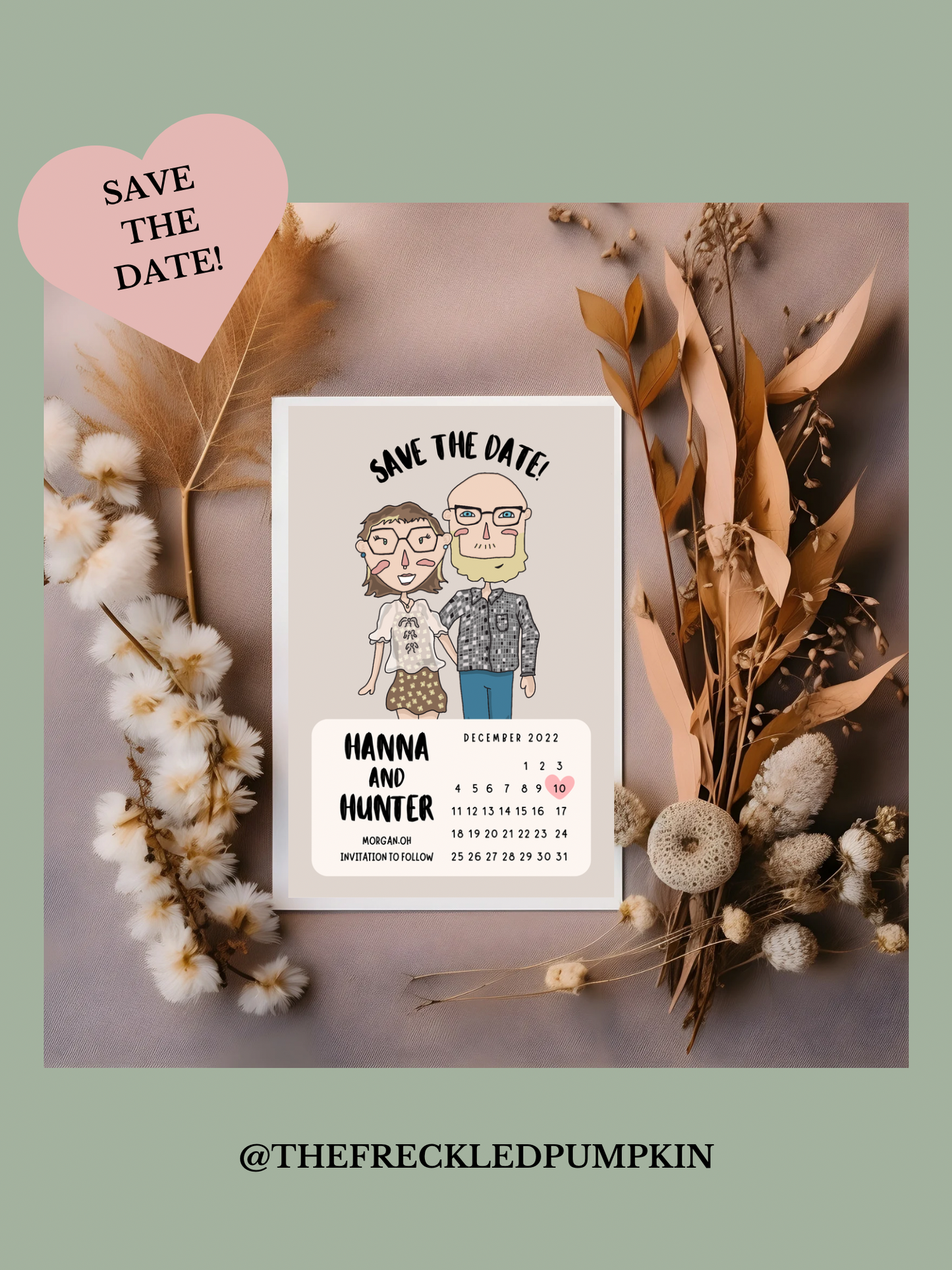 Digital Doodle Booth Wedding Save The Date!
