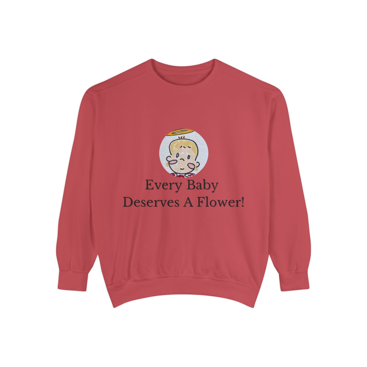 🍓Everett’s Flowers Sweatshirt - Comfort Colors Unisex Crew